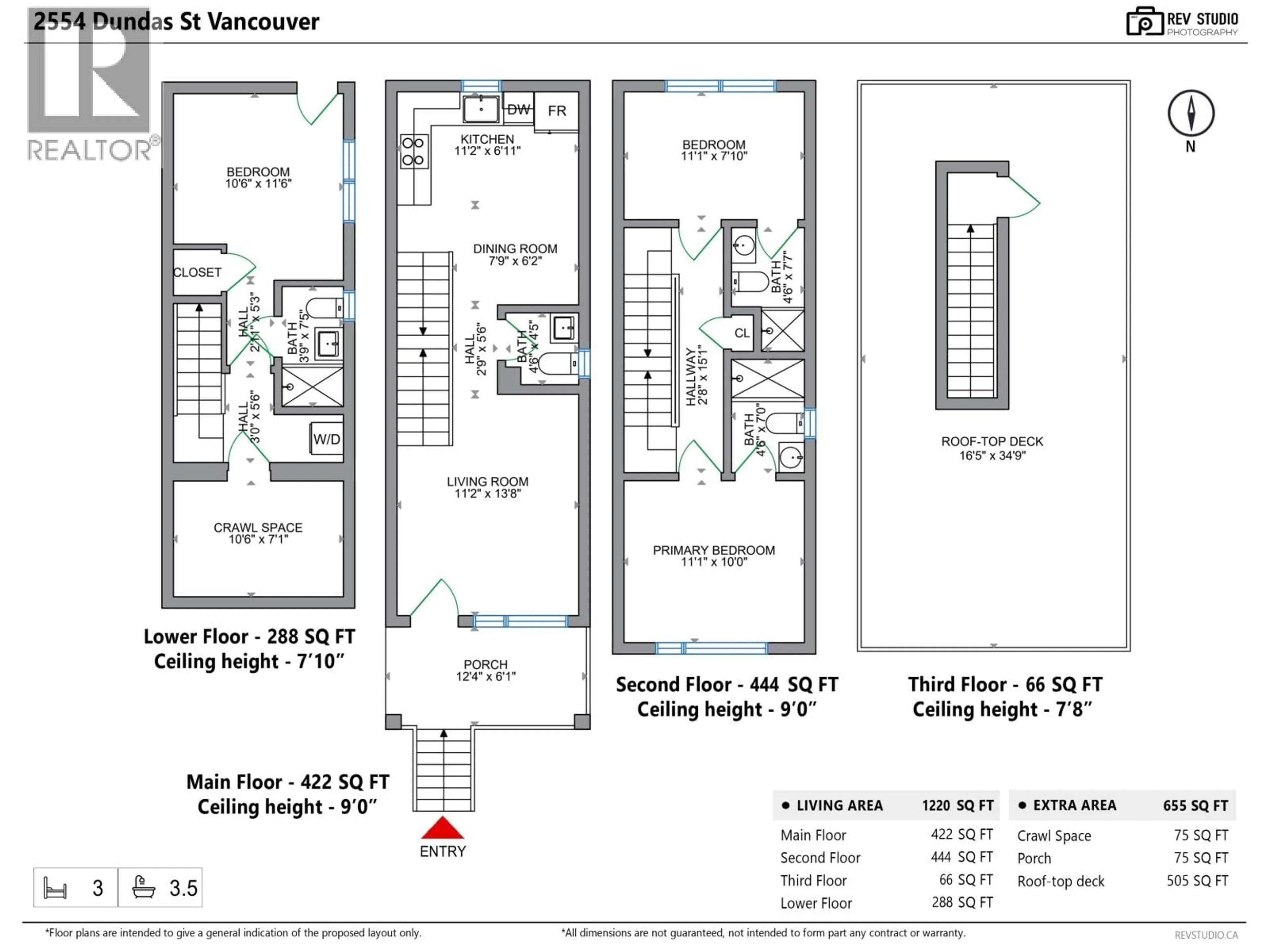 Floor plan for 1 - 2554 DUNDAS STREET, Vancouver British Columbia V5K1P8