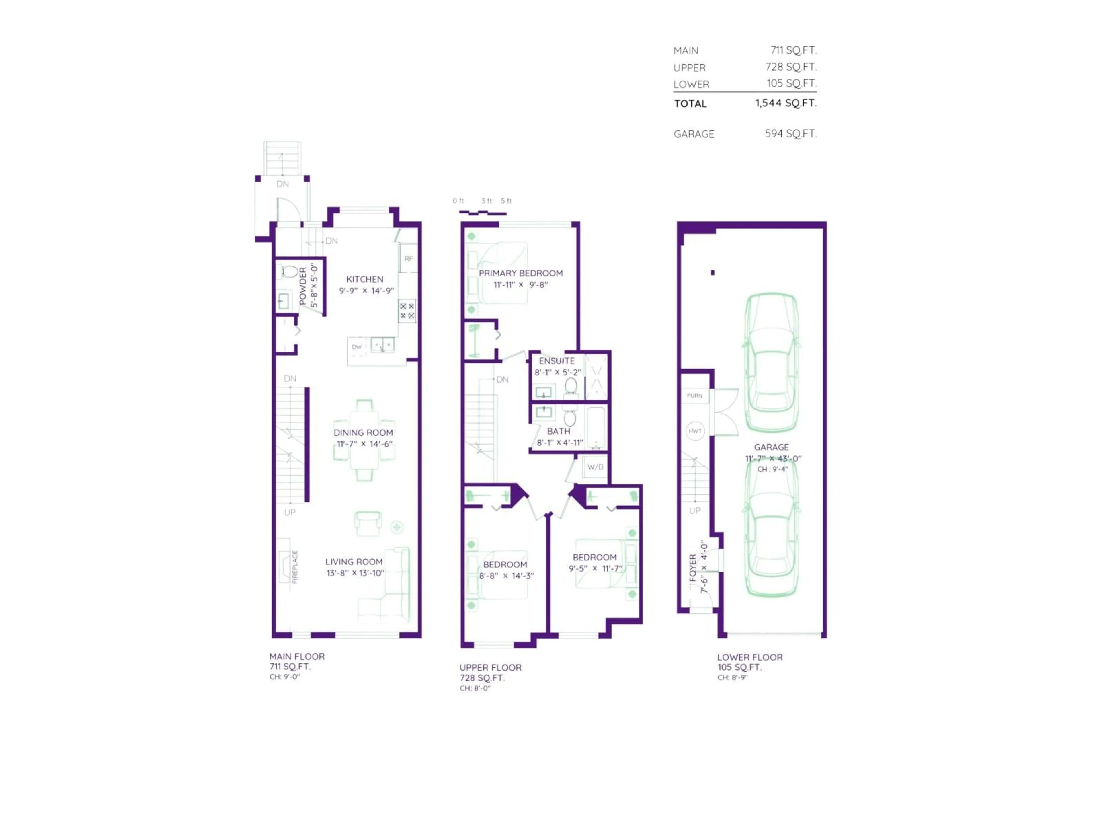 Floor plan for 18 - 19097 64 AVENUE, Surrey British Columbia V3S6X5