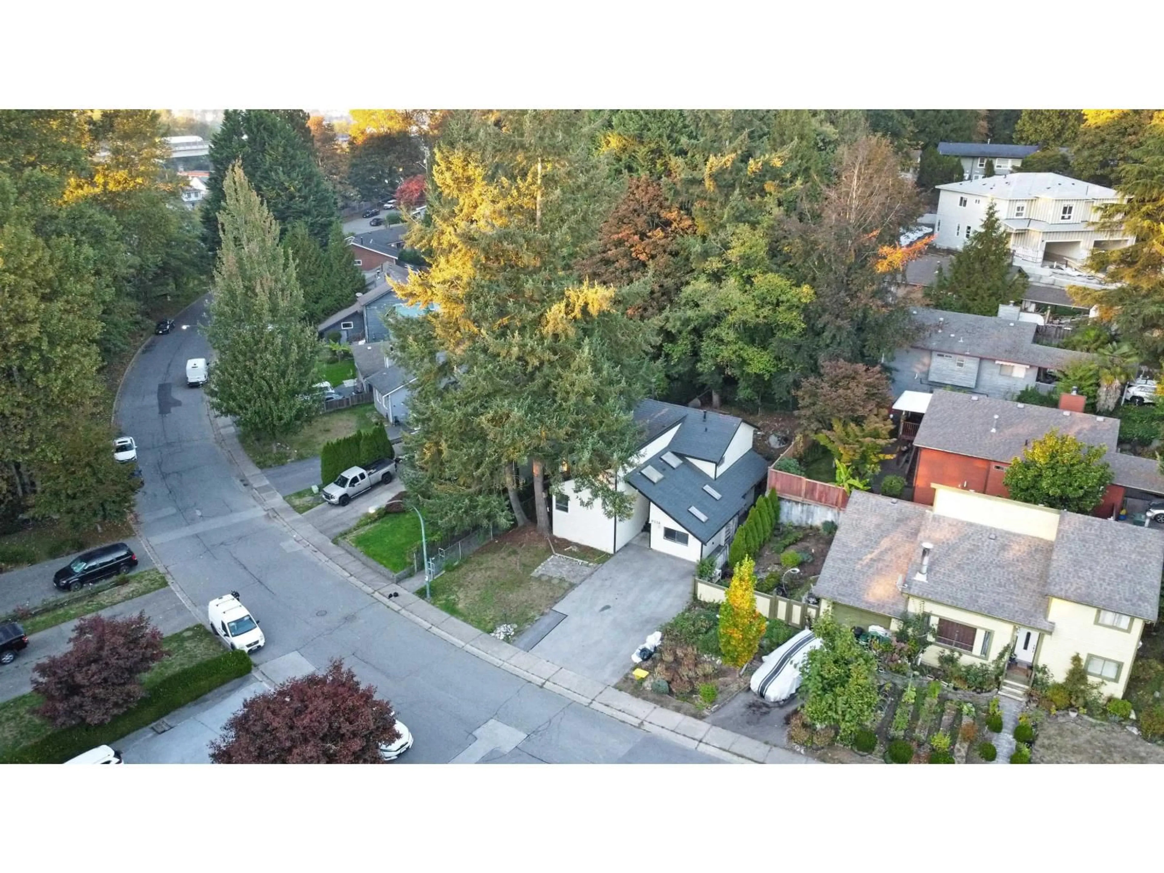A pic from outside/outdoor area/front of a property/back of a property/a pic from drone, street for 8330 SHEAVES ROAD, Delta British Columbia V4C3X1