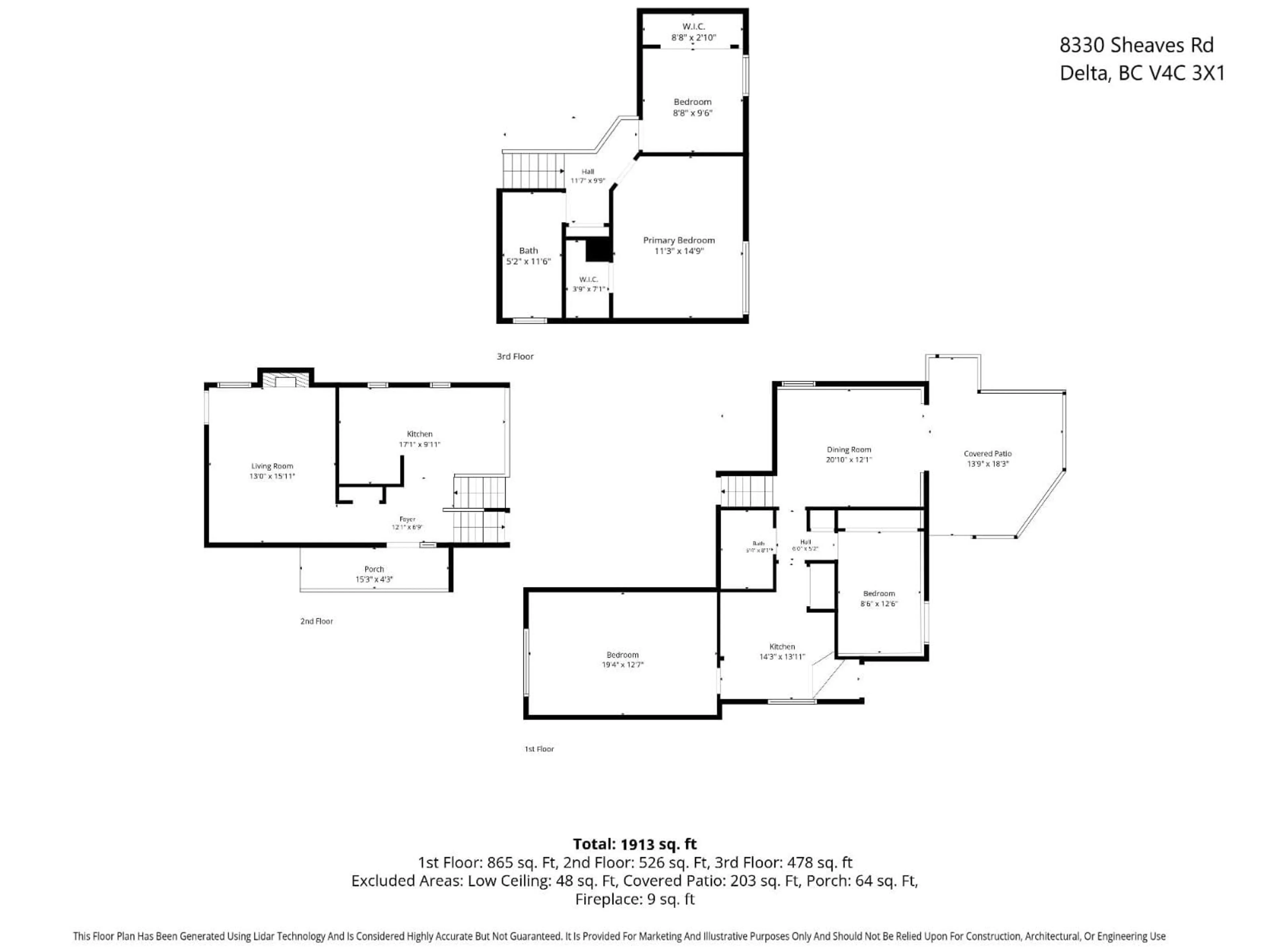 Floor plan for 8330 SHEAVES ROAD, Delta British Columbia V4C3X1