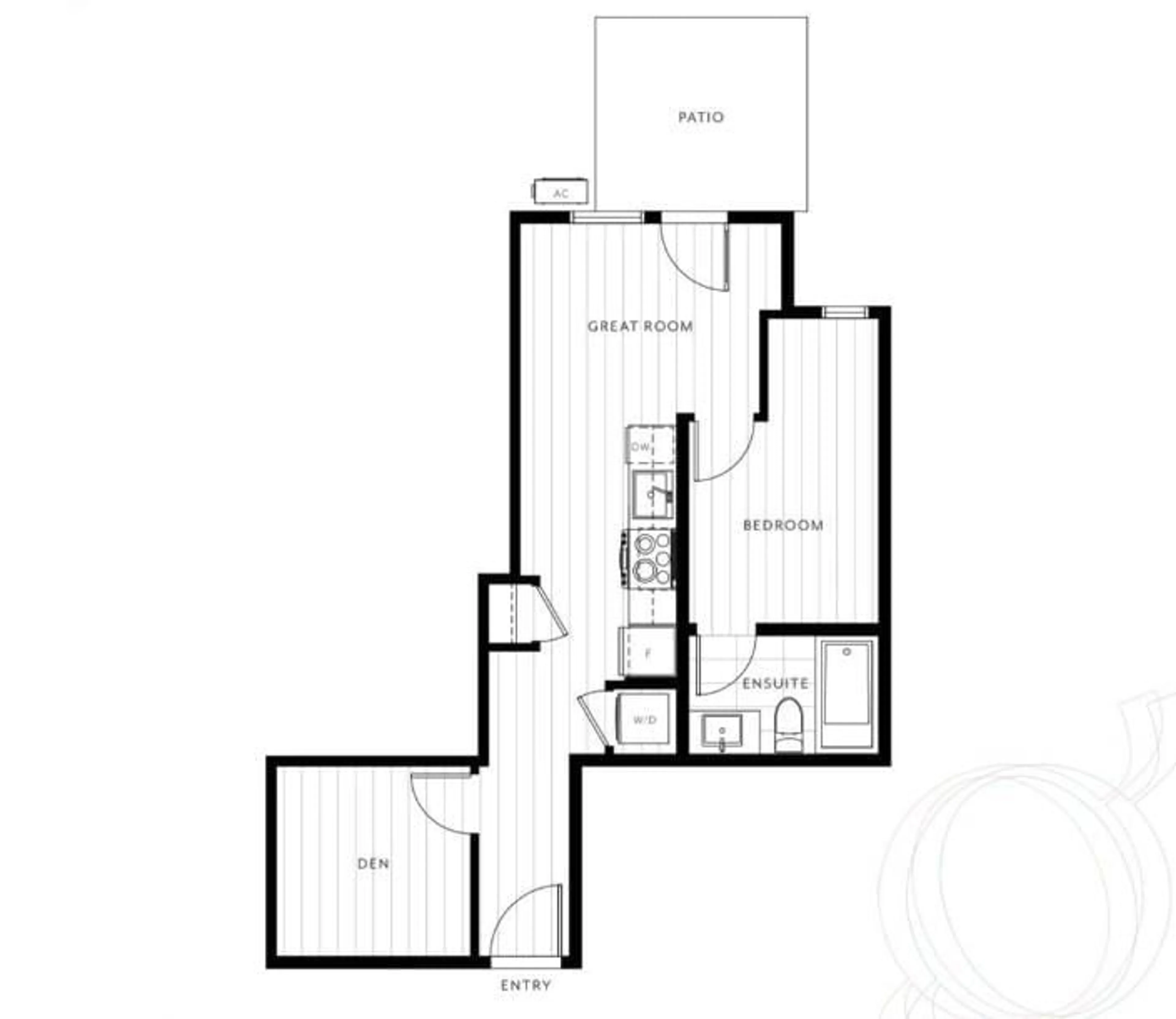 Floor plan for 105 - 10405 147 STREET, Surrey British Columbia V3R0J5