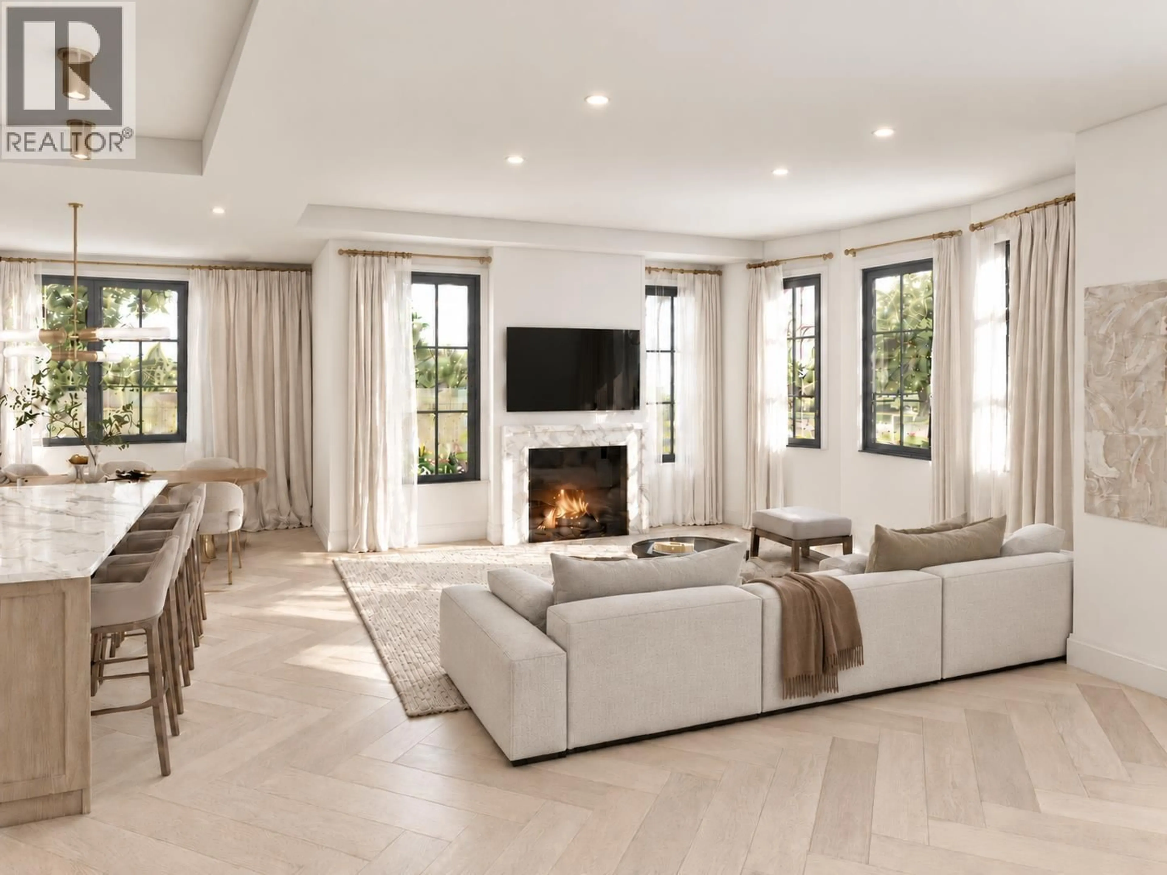 Living room with furniture, ceramic/tile floor for E - 4450 MAPLE CRESCENT, Vancouver British Columbia V6J4B3