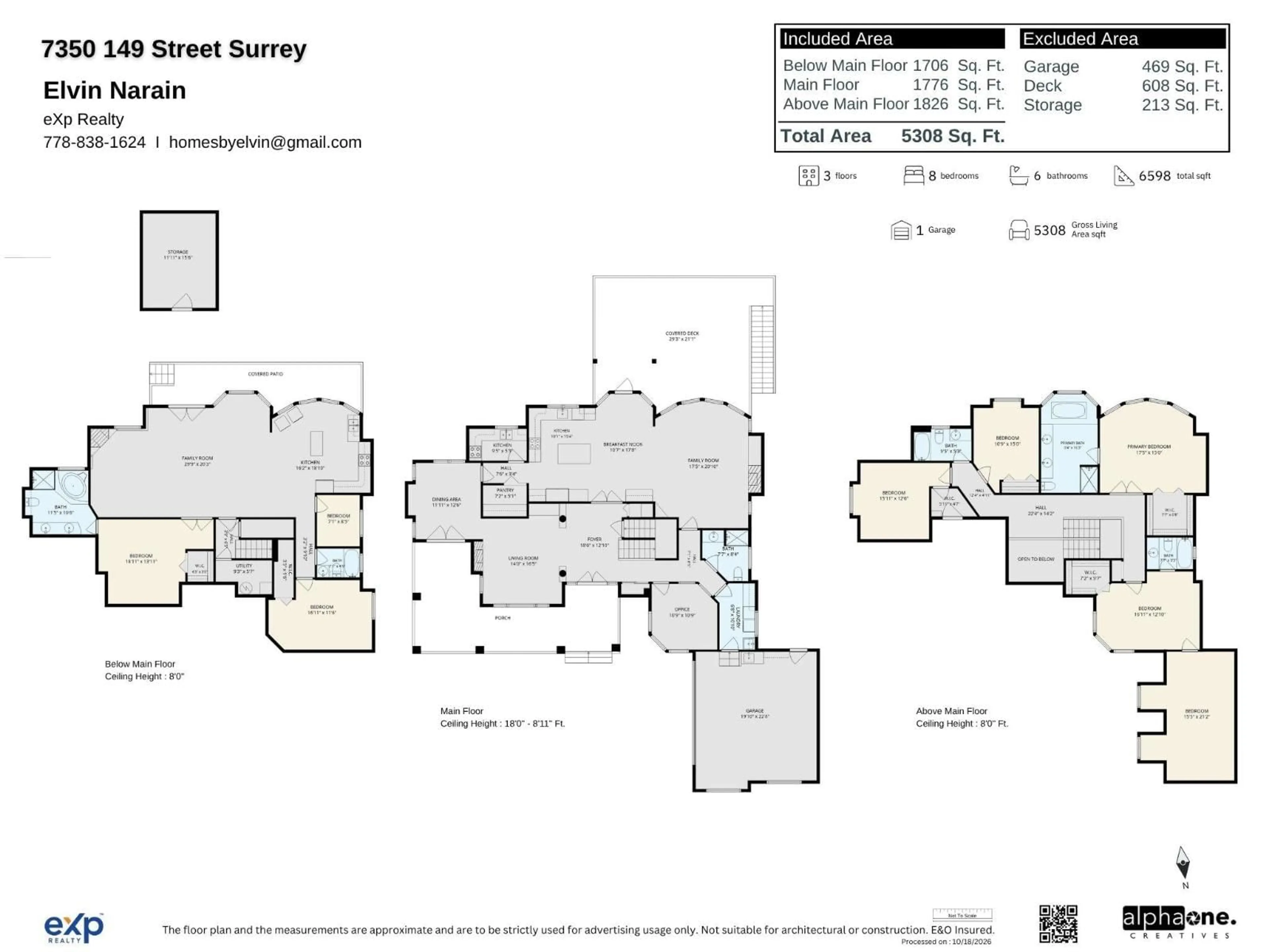 Floor plan for 7350 149 STREET, Surrey British Columbia V3S0T8