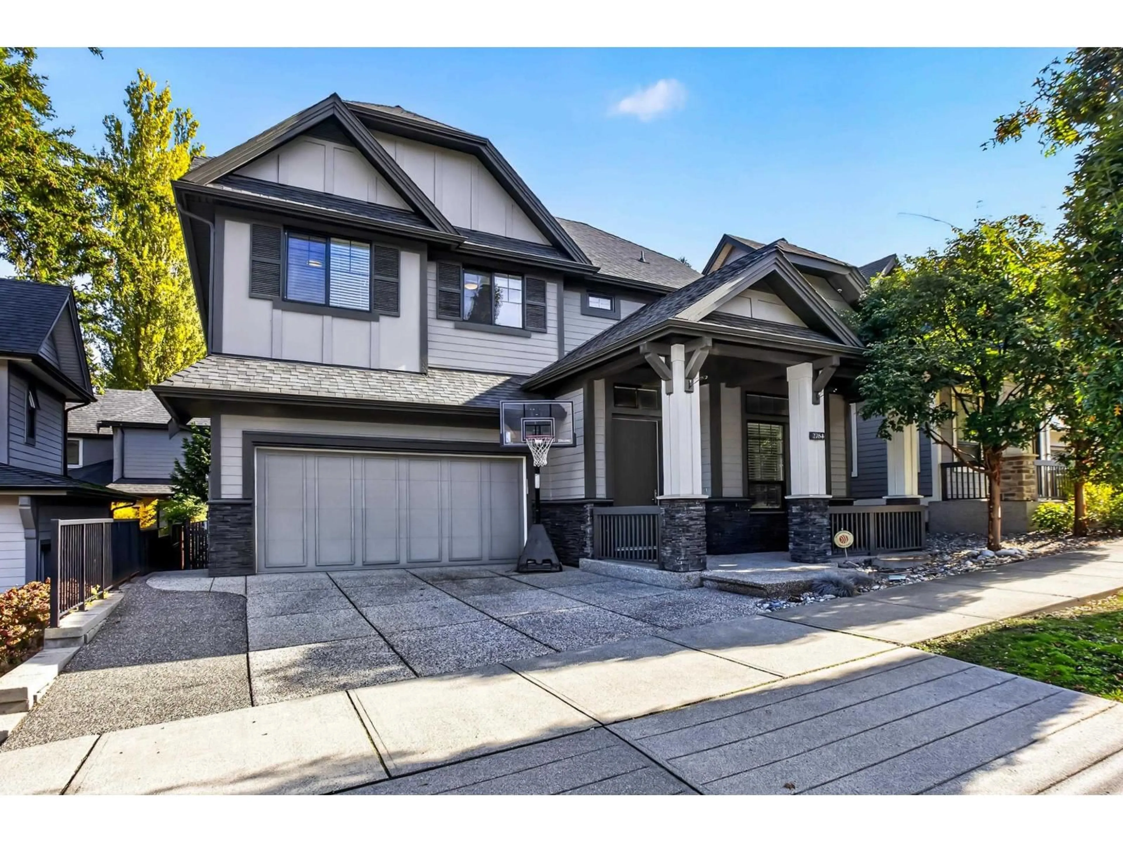 Home with vinyl exterior material, street for 2784 164 STREET, Surrey British Columbia V3Z0P3
