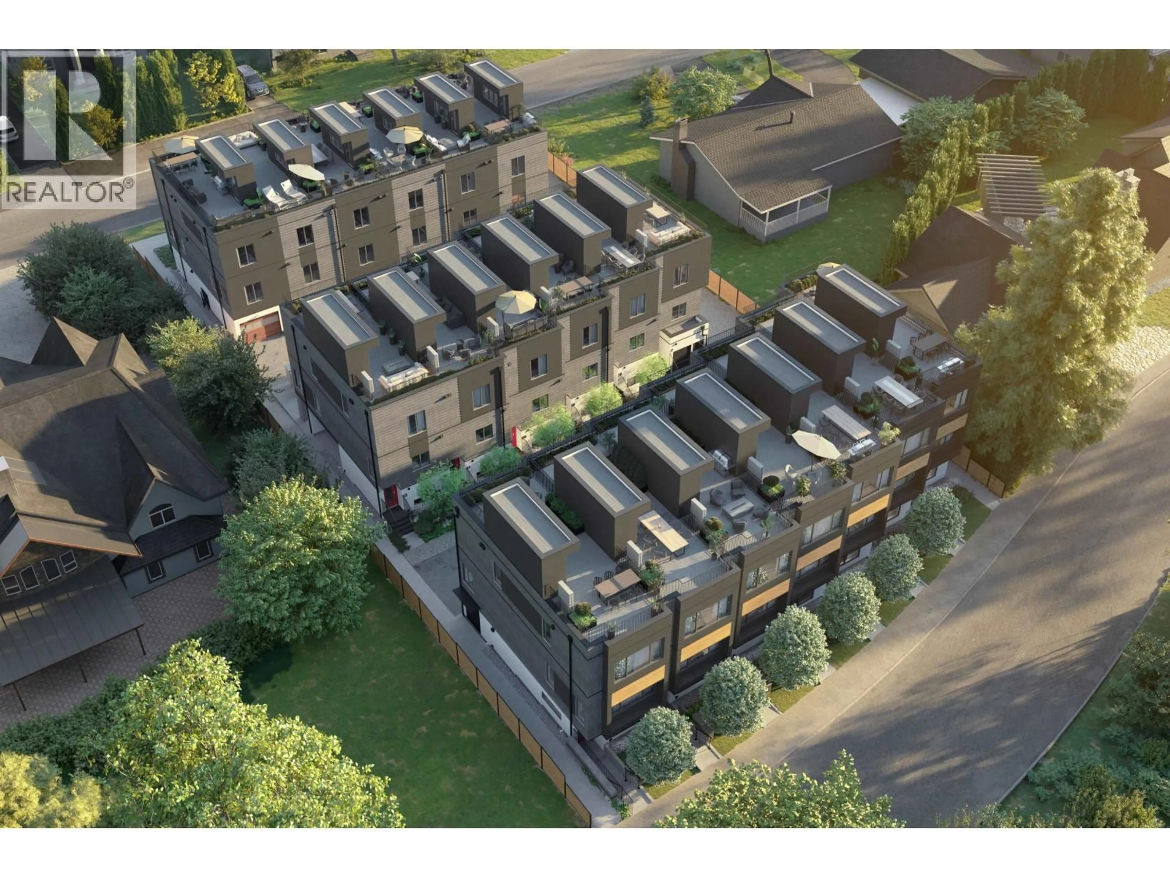 A pic from outside/outdoor area/front of a property/back of a property/a pic from drone, street for 108 - 597 THOMPSON AVENUE, Coquitlam British Columbia V3J3Z9