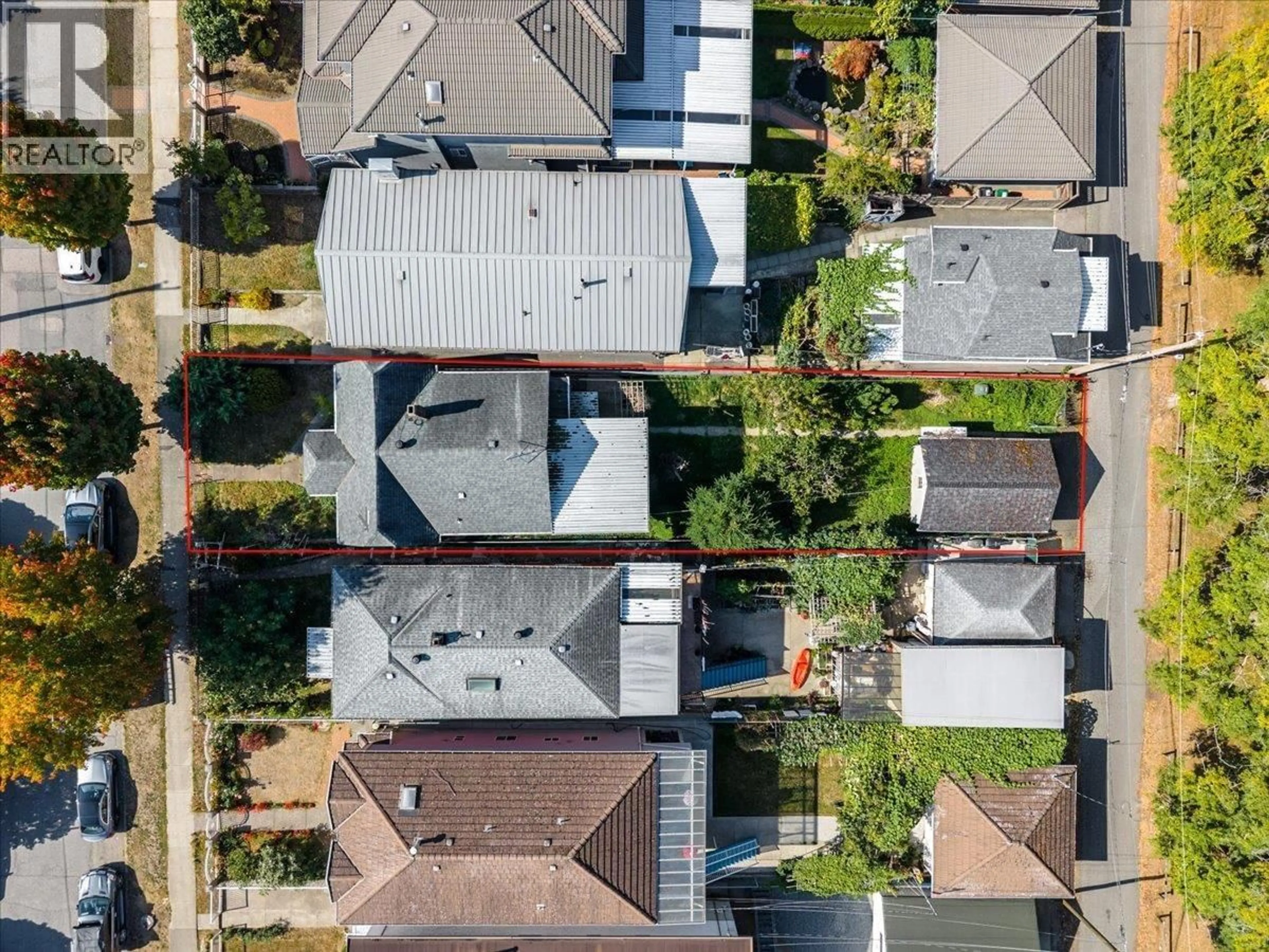 A pic from outside/outdoor area/front of a property/back of a property/a pic from drone, street for 2741 EUCLID AVENUE, Vancouver British Columbia V5R5B8