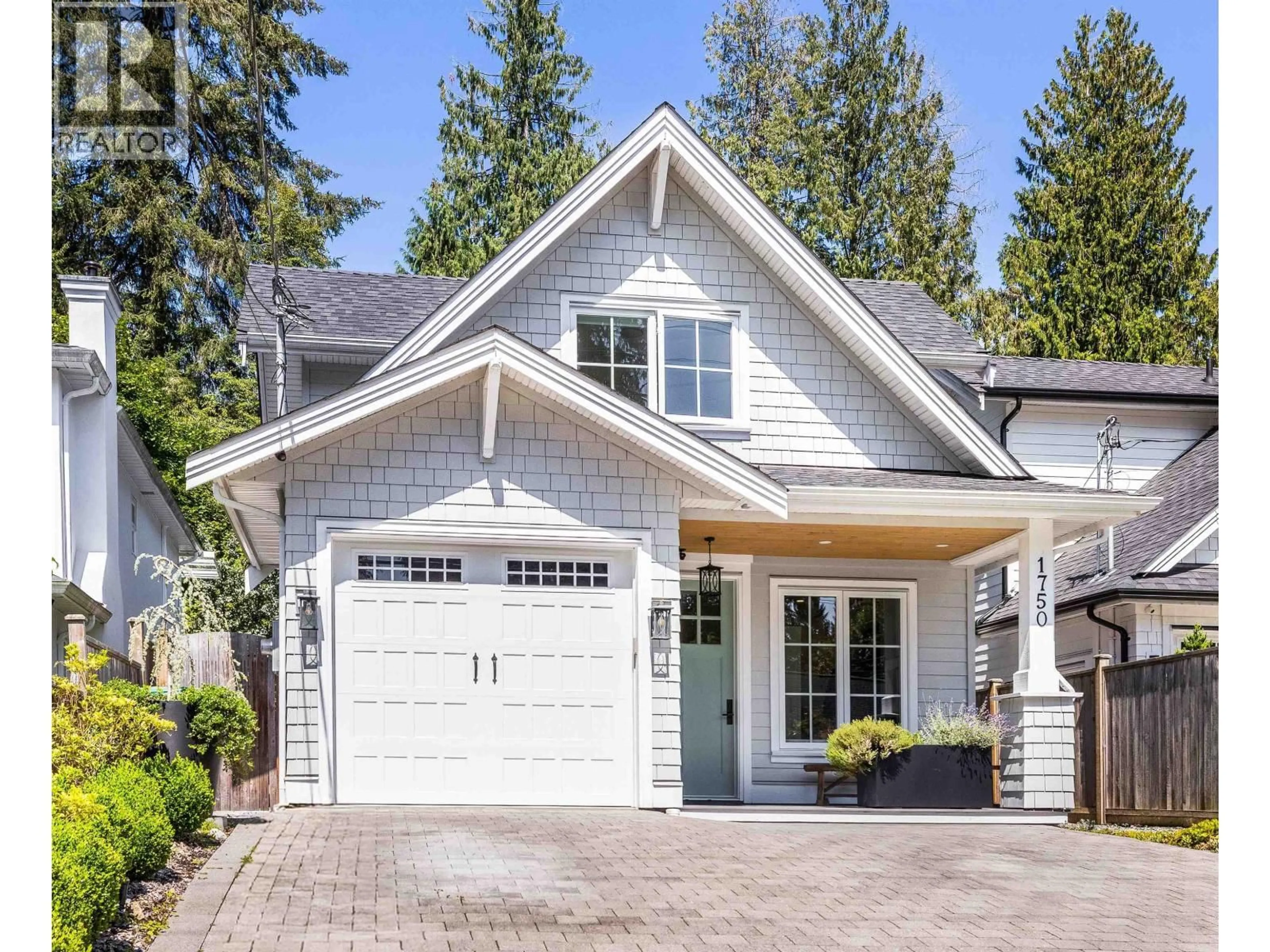 Home with brick exterior material, street for 1750 DEMPSEY ROAD, North Vancouver British Columbia V7K1T4