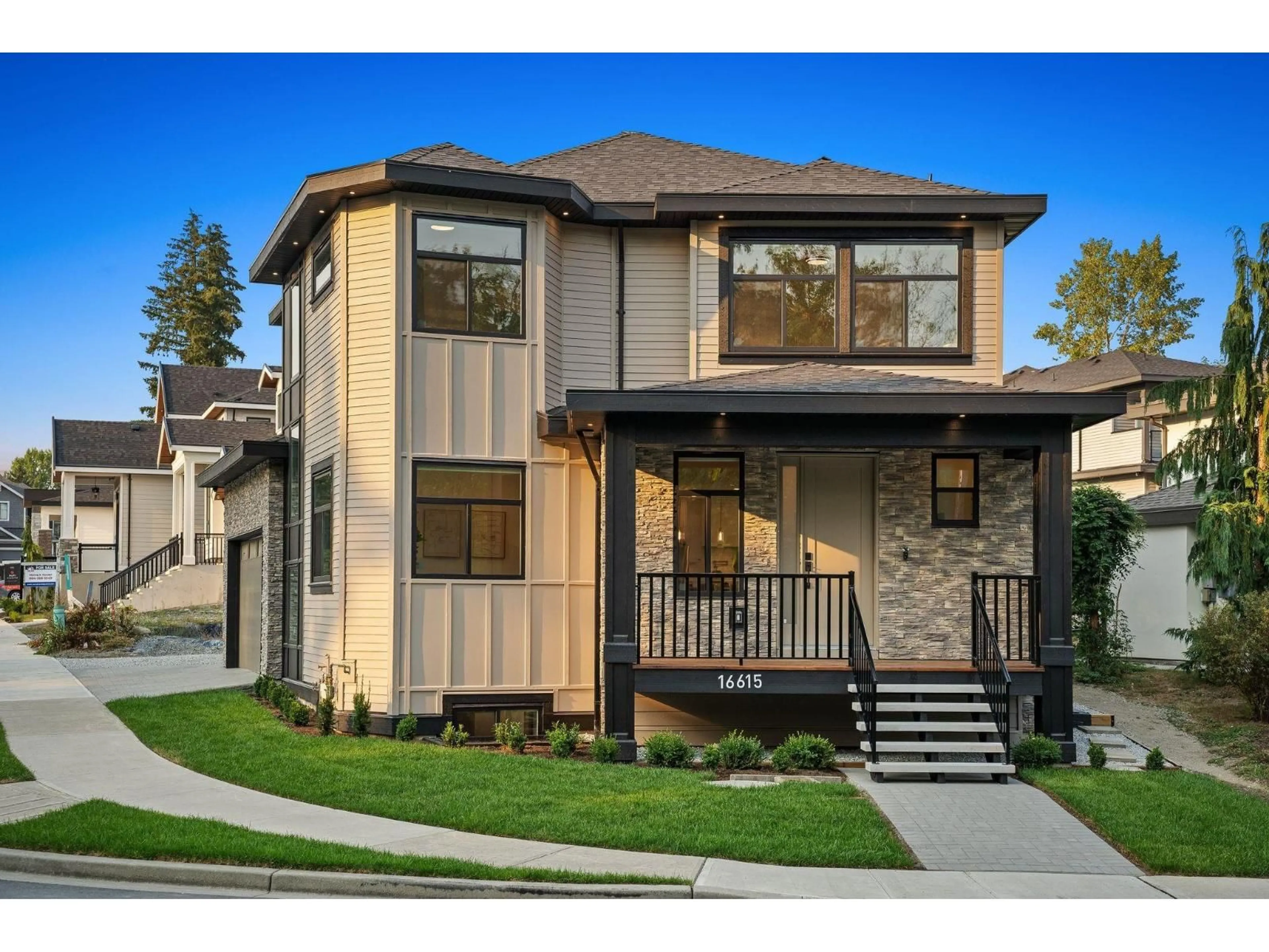 Home with brick exterior material, street for 16615 102 AVENUE, Surrey British Columbia V4N4X2