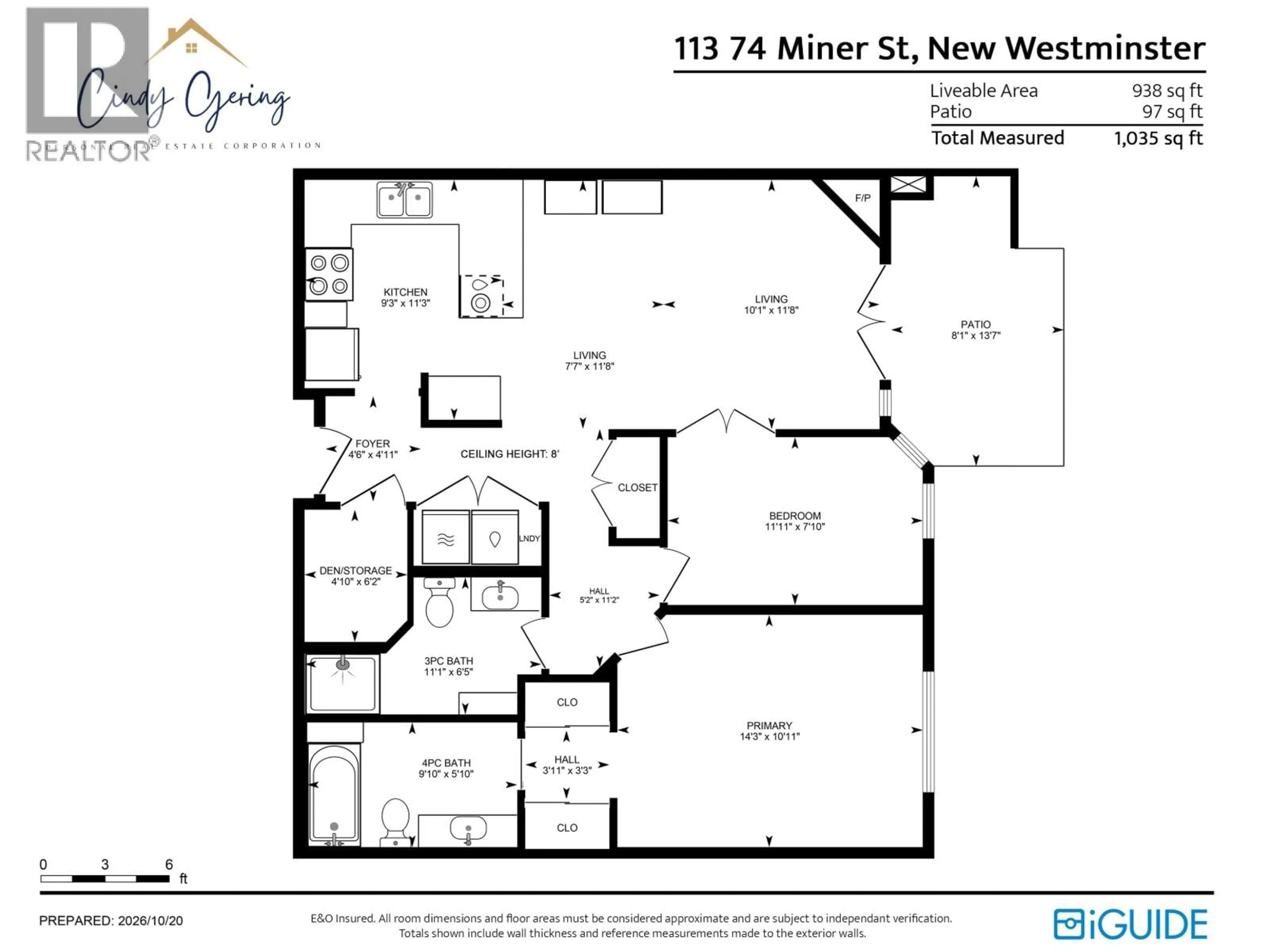 Floor plan for 113 - 74 MINER STREET, New Westminster British Columbia V3L5N6