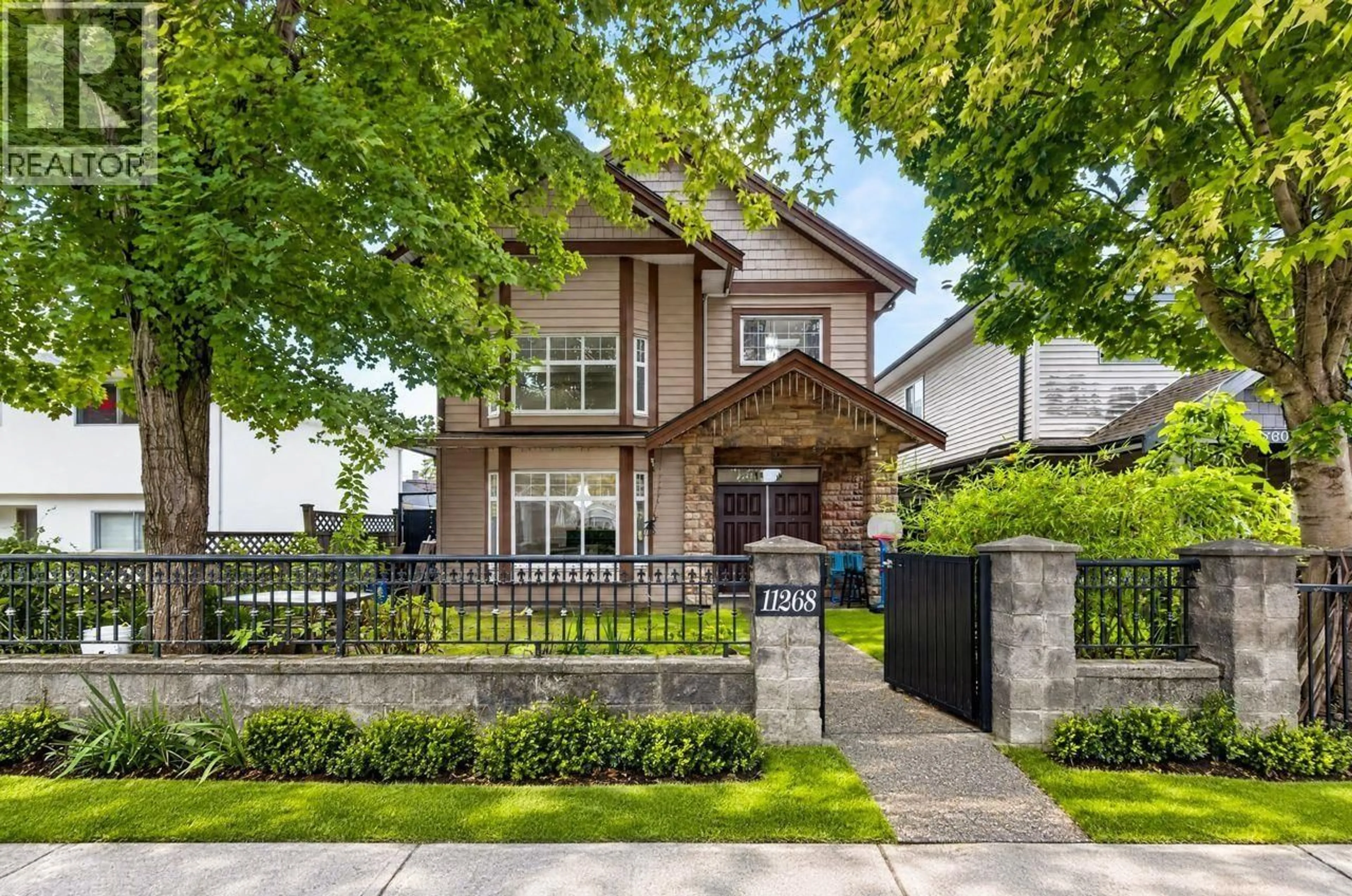 Home with brick exterior material, street for 11268 WILLIAMS ROAD, Richmond British Columbia V7A1J1
