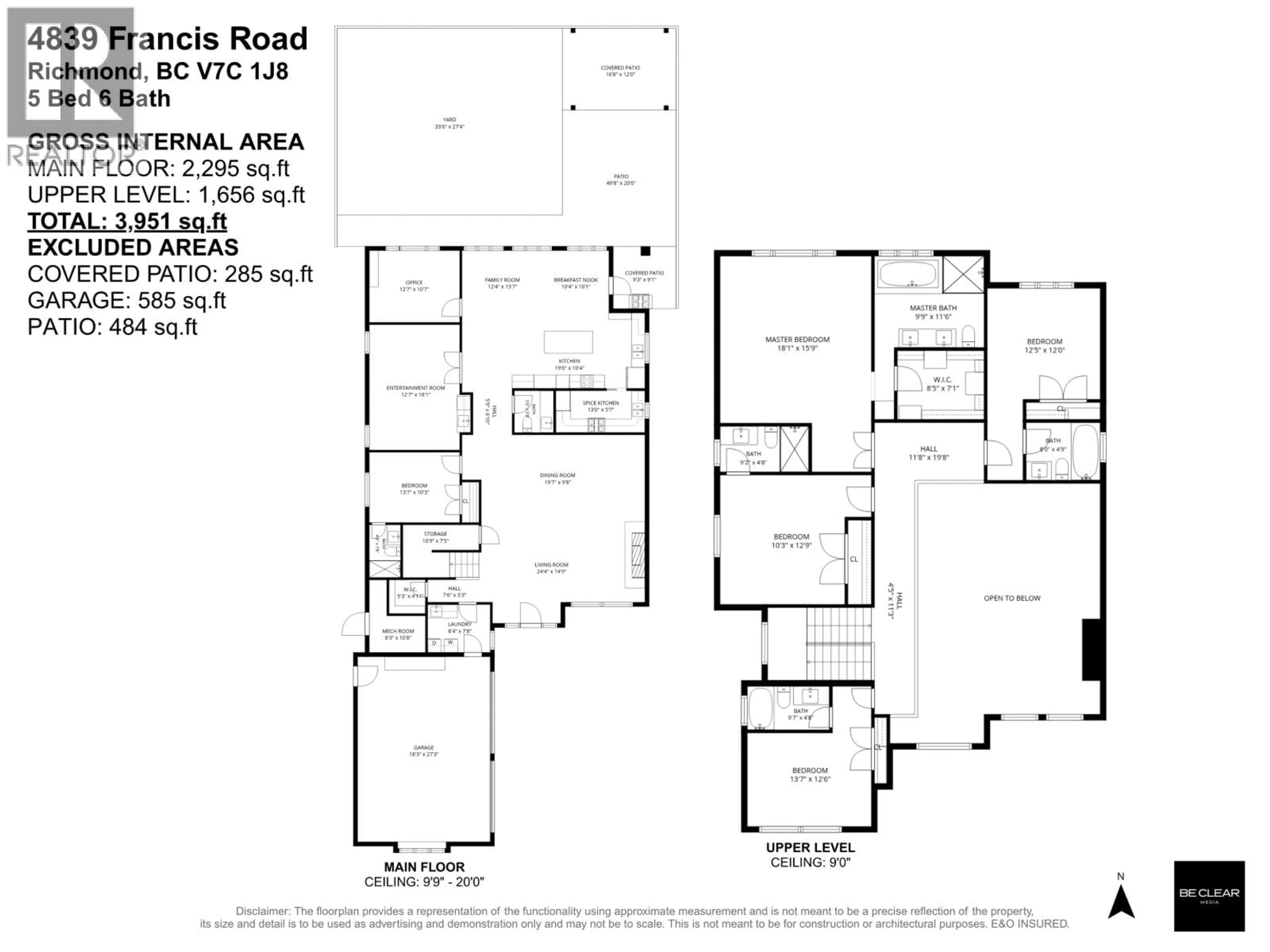 Floor plan for 4839 FRANCIS ROAD, Richmond British Columbia V7C1J8