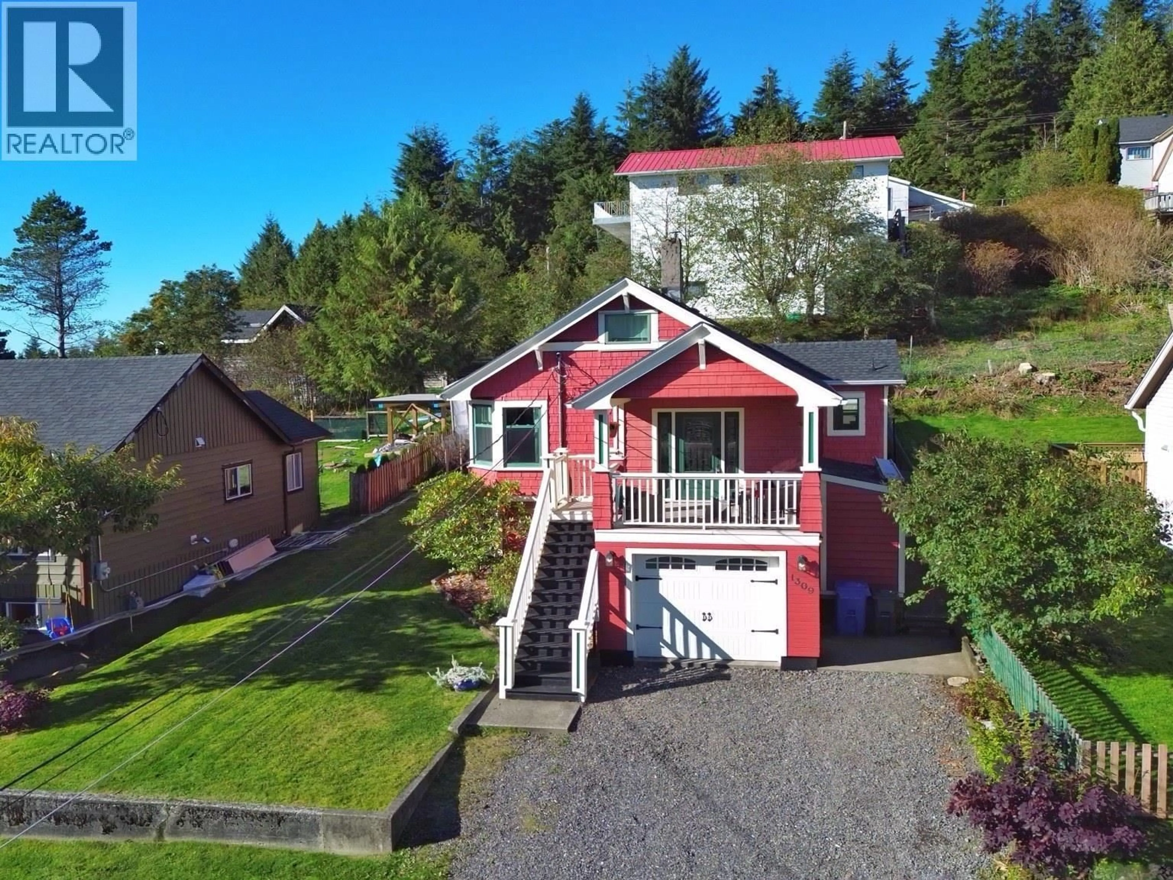 A pic from outside/outdoor area/front of a property/back of a property/a pic from drone, street for 1309 6TH AVENUE, Prince Rupert British Columbia V8J1Y1