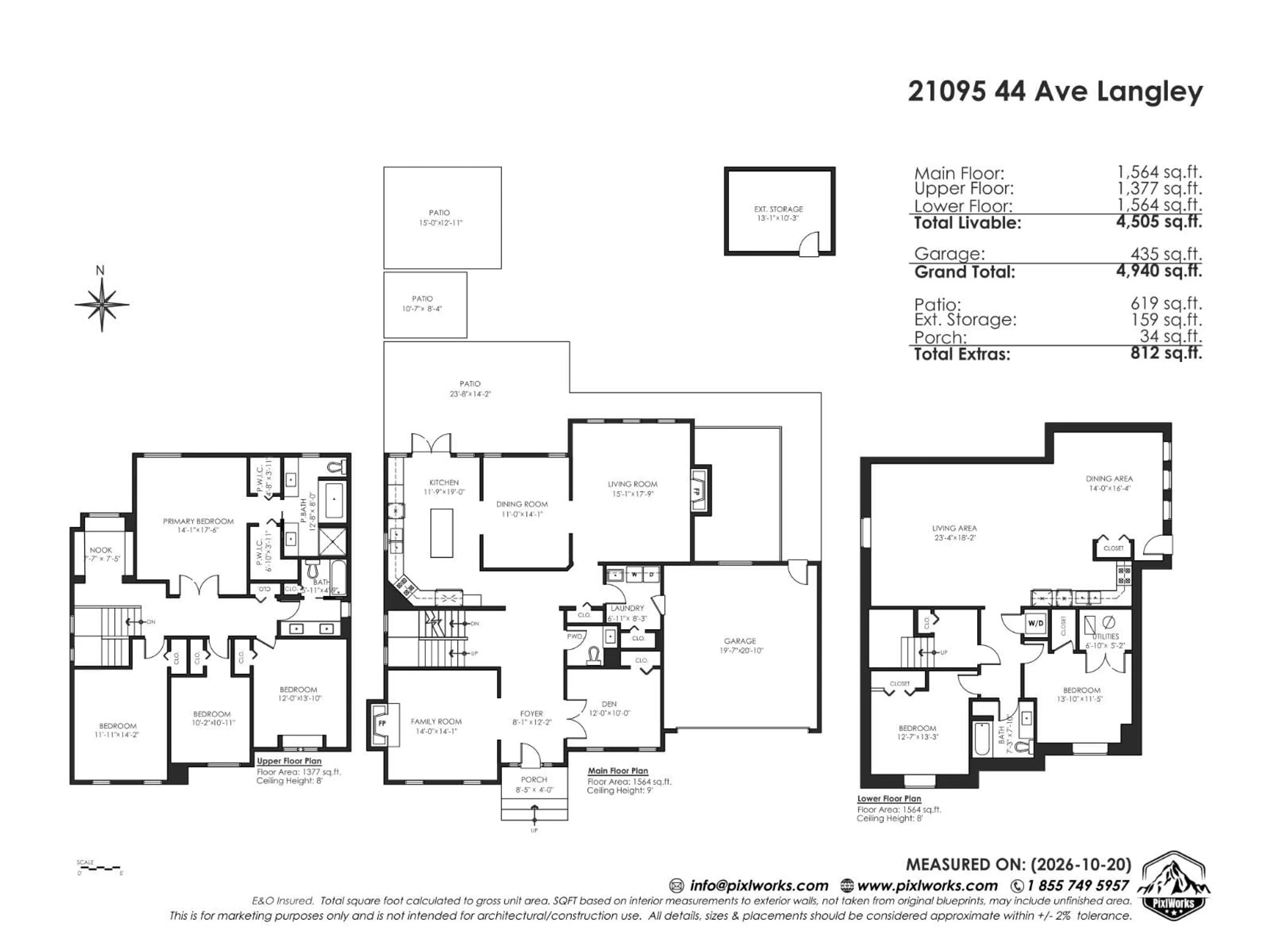 Floor plan for 21095 44 AVENUE, Langley British Columbia V3A5B1
