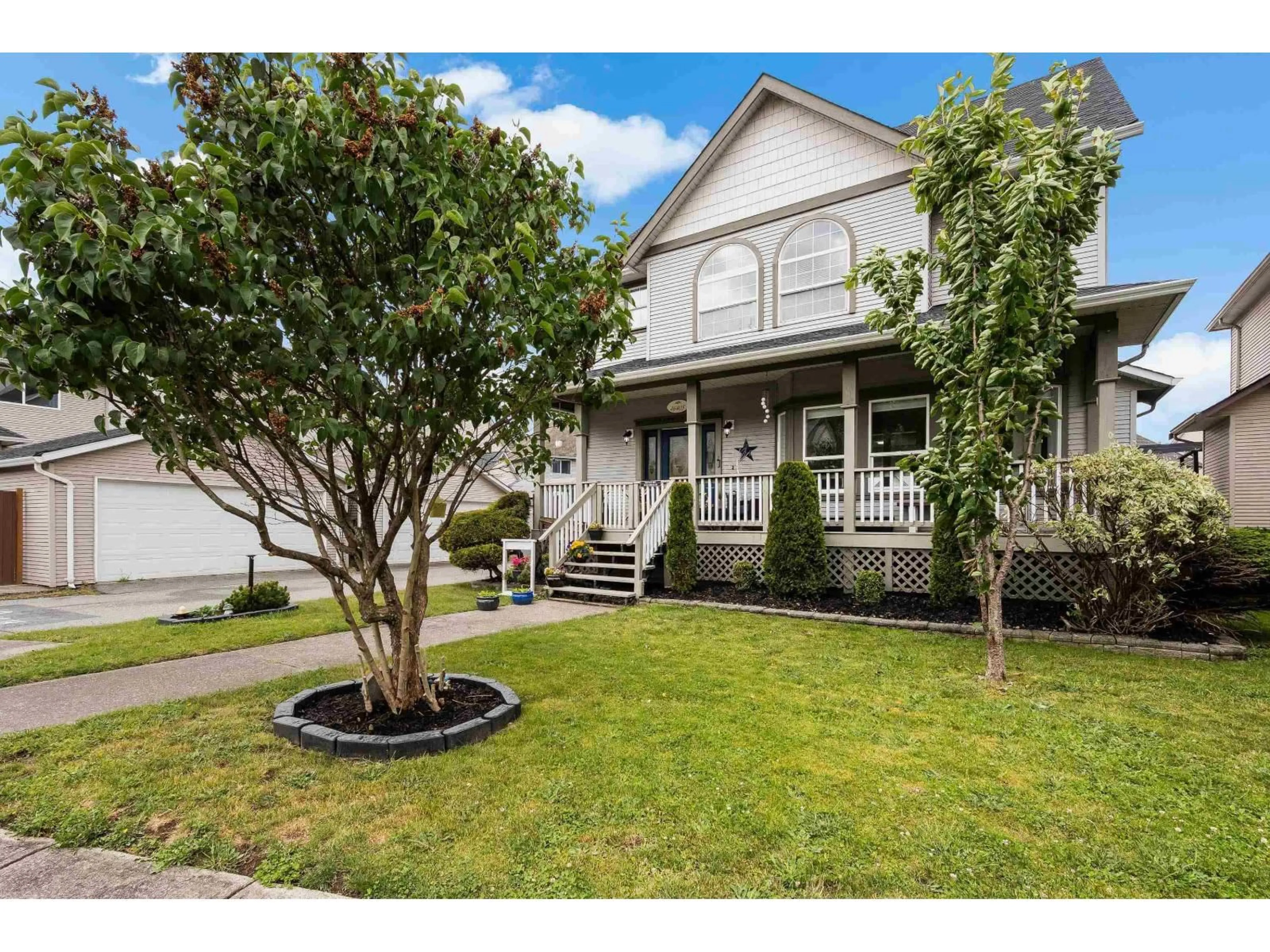 Home with vinyl exterior material, street for 46405 ASHBY DRIVE, Chilliwack British Columbia V2R5N4