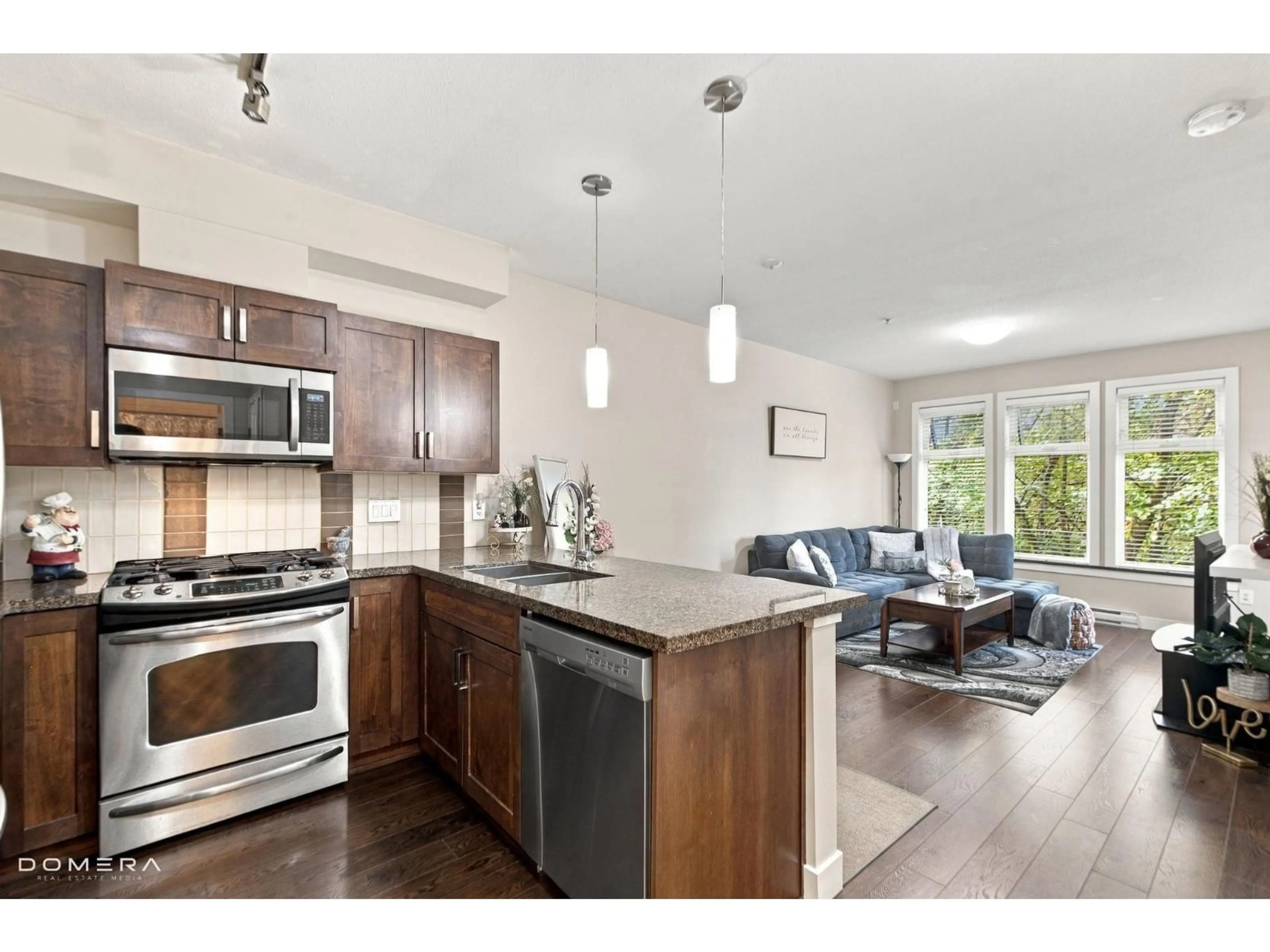 Open concept kitchen, unknown for 207 - 20058 FRASER HIGHWAY, Langley British Columbia V3A0E5