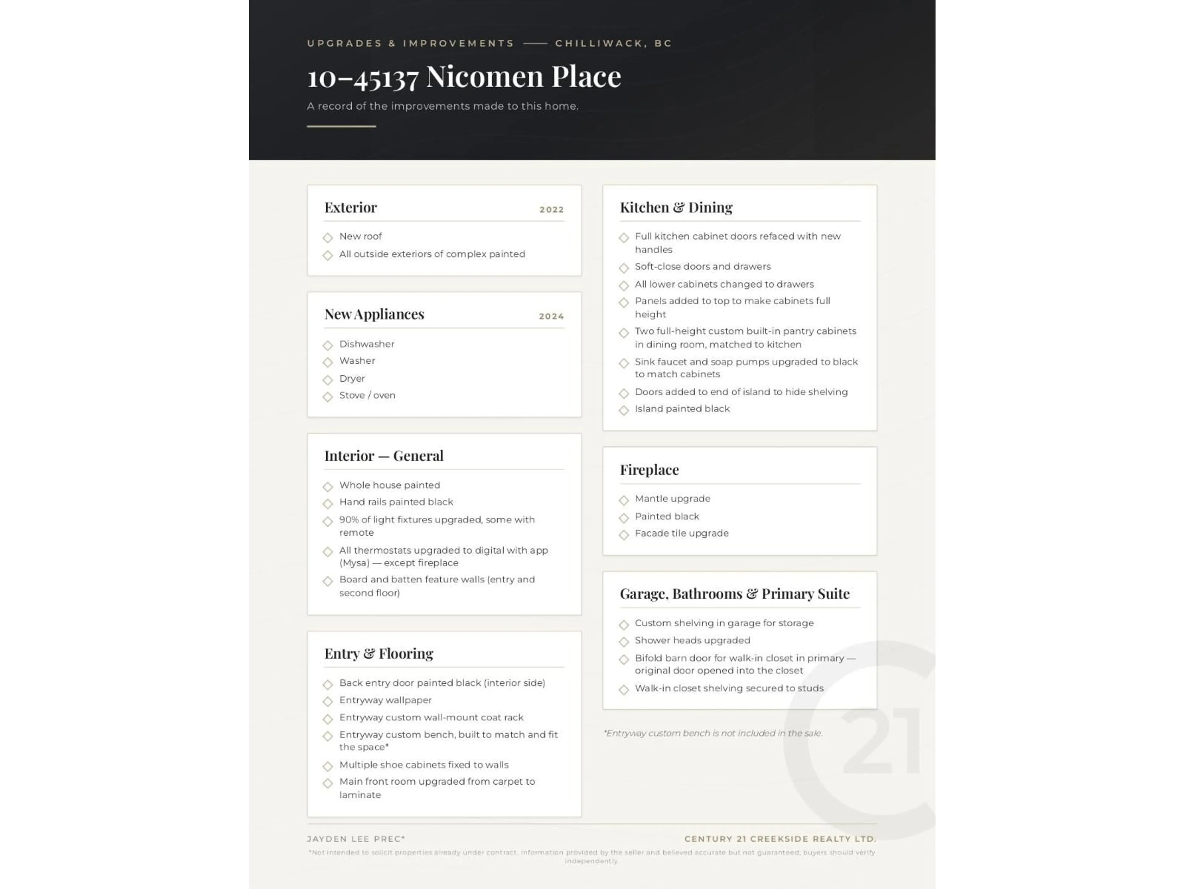 Floor plan for 10 - 45137 NICOMEN CRESCENT, Chilliwack British Columbia V2R0R3
