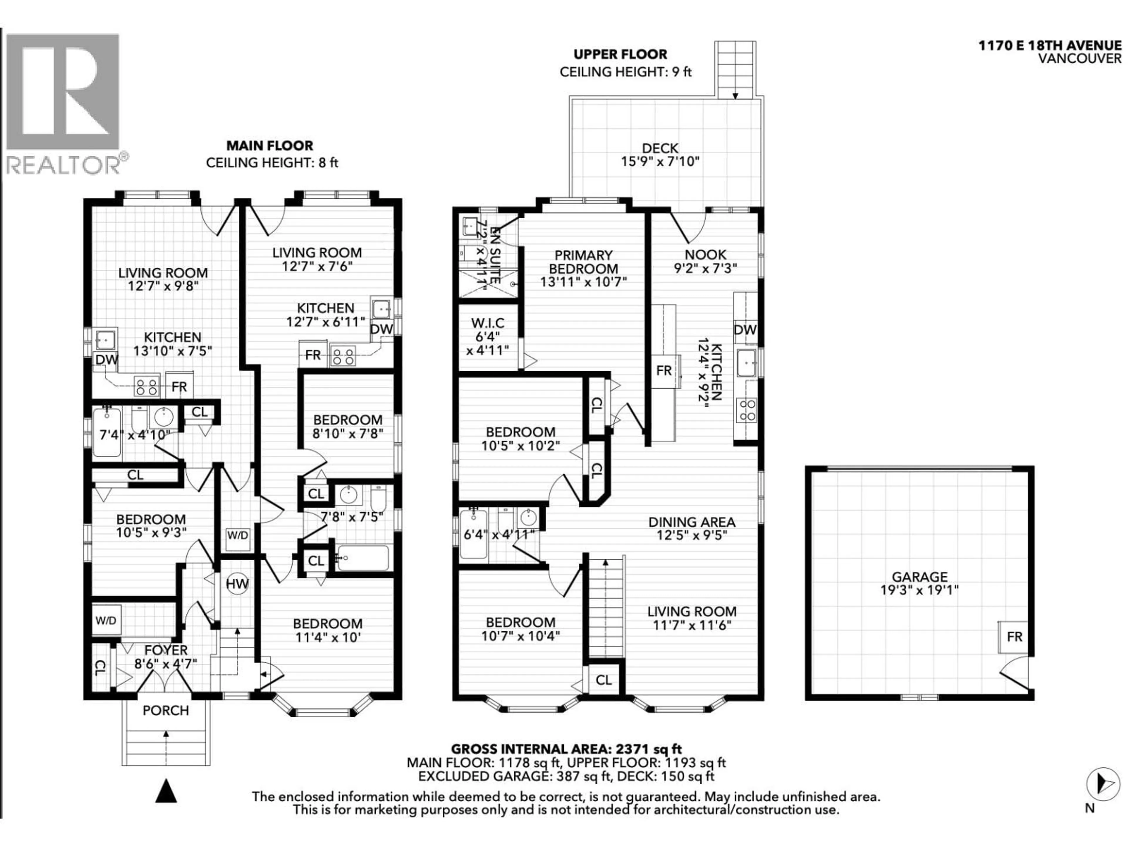 Floor plan for 1170 18TH AVENUE, Vancouver British Columbia V5V1H2