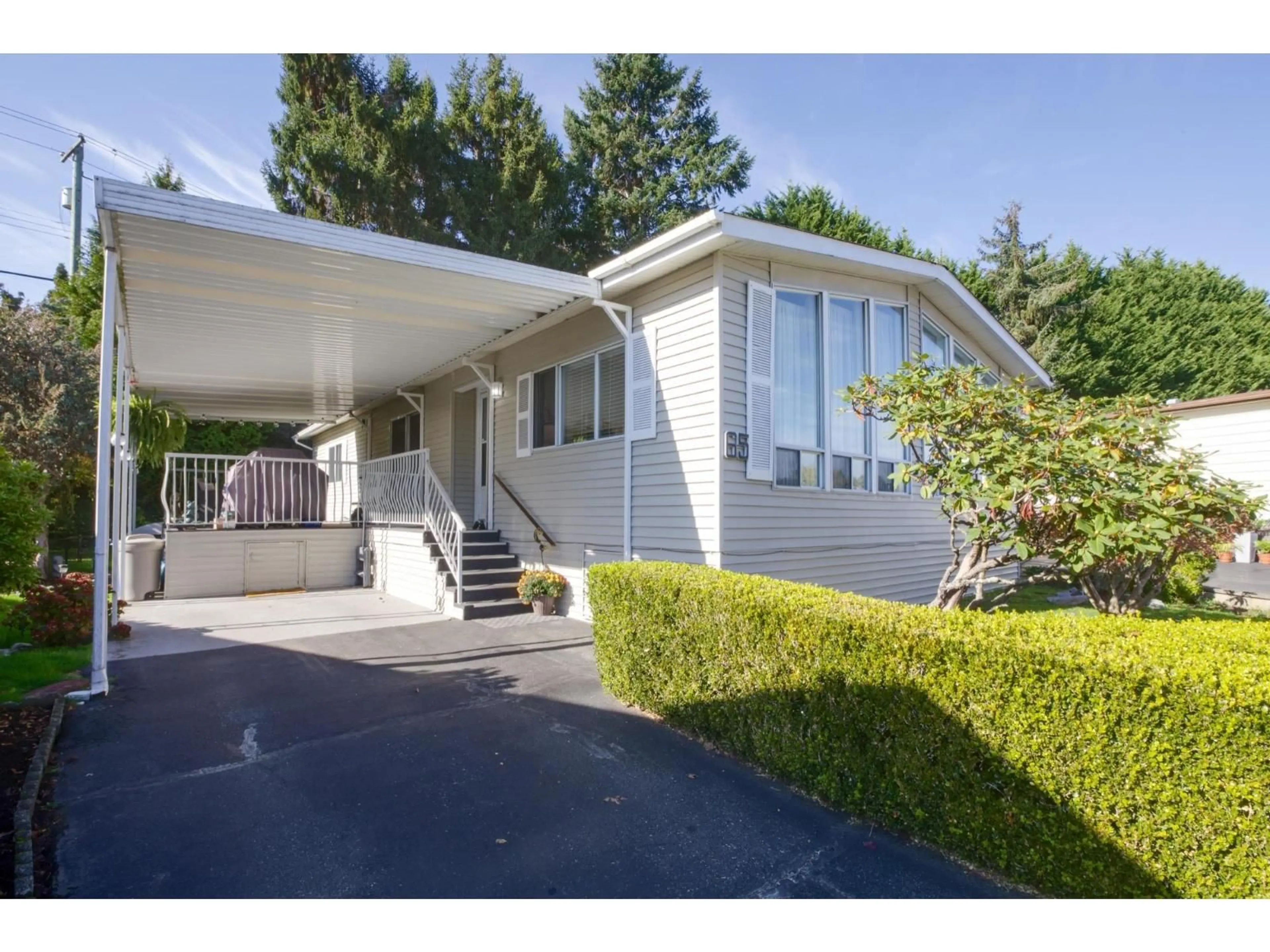Home with vinyl exterior material, street for 65 - 15875 20 AVENUE, Surrey British Columbia V4A2B1