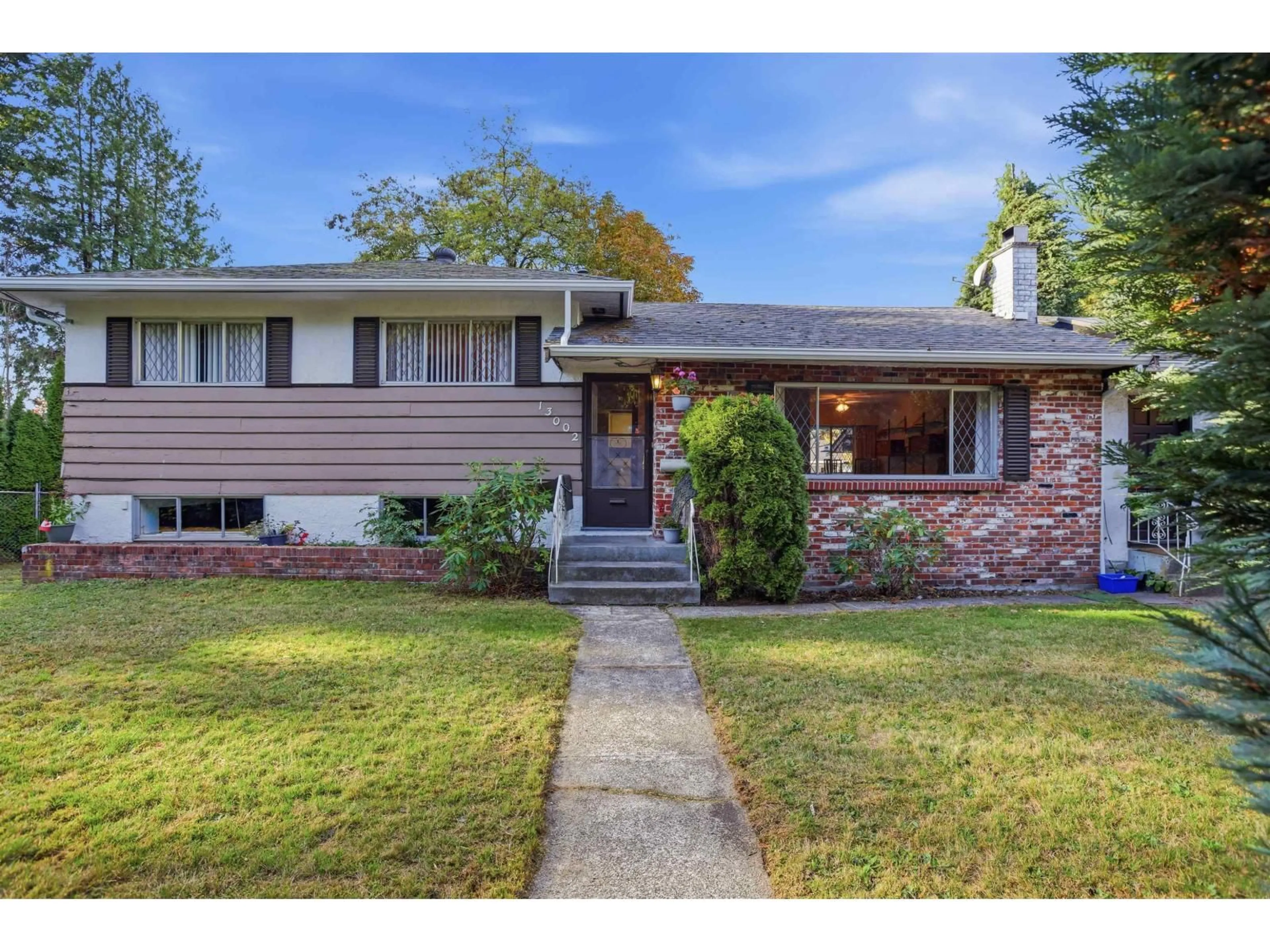 Home with brick exterior material, street for 13002 OLD YALE ROAD, Surrey British Columbia V3T3C2