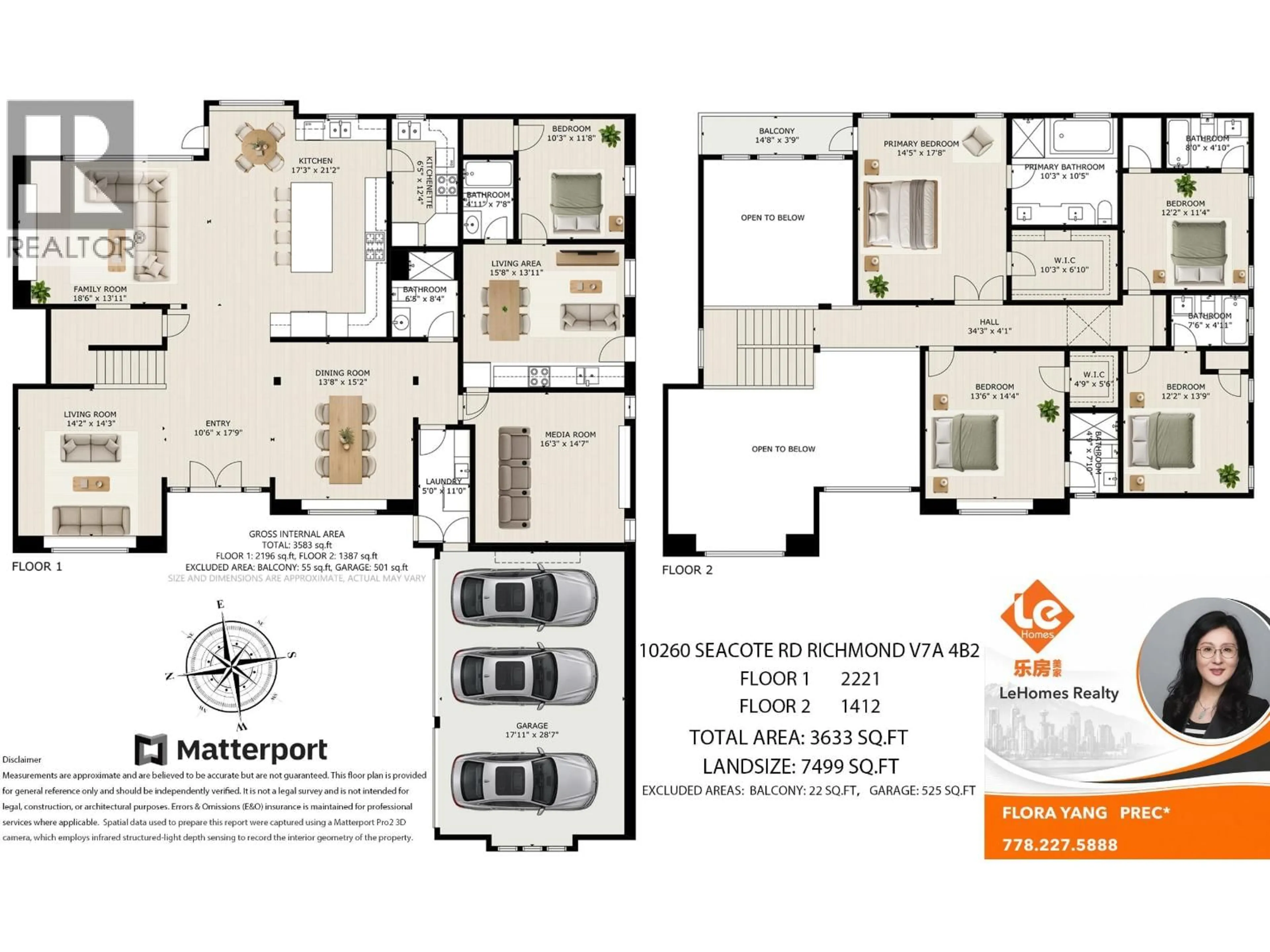 Floor plan for 10260 SEACOTE ROAD, Richmond British Columbia V7A4B2