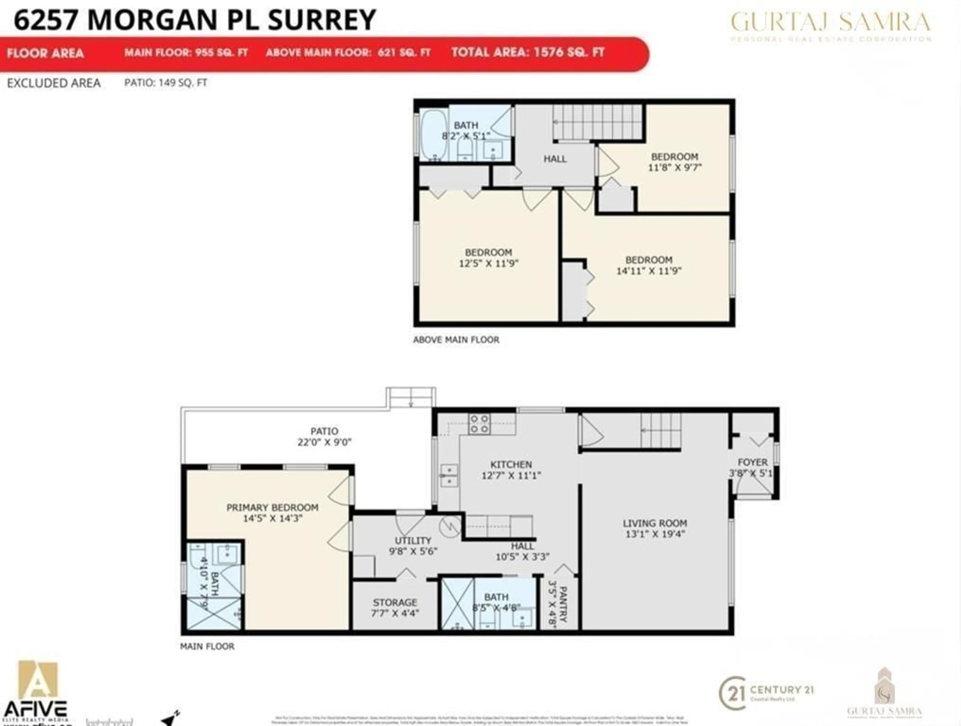 Floor plan for 6257 MORGAN PLACE, Surrey British Columbia V3S5B9