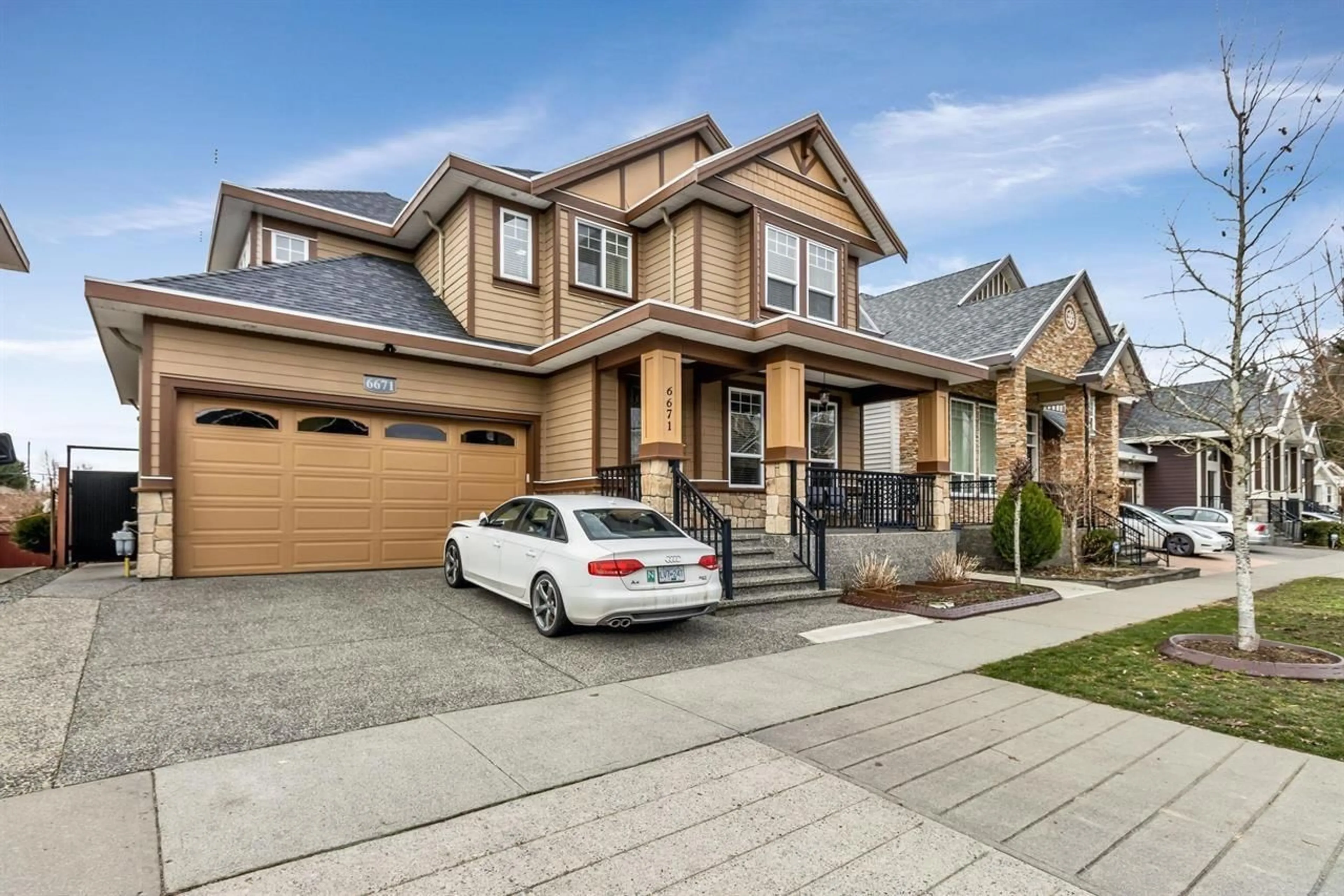 Home with brick exterior material, street for 6671 125A STREET, Surrey British Columbia V3W1V7