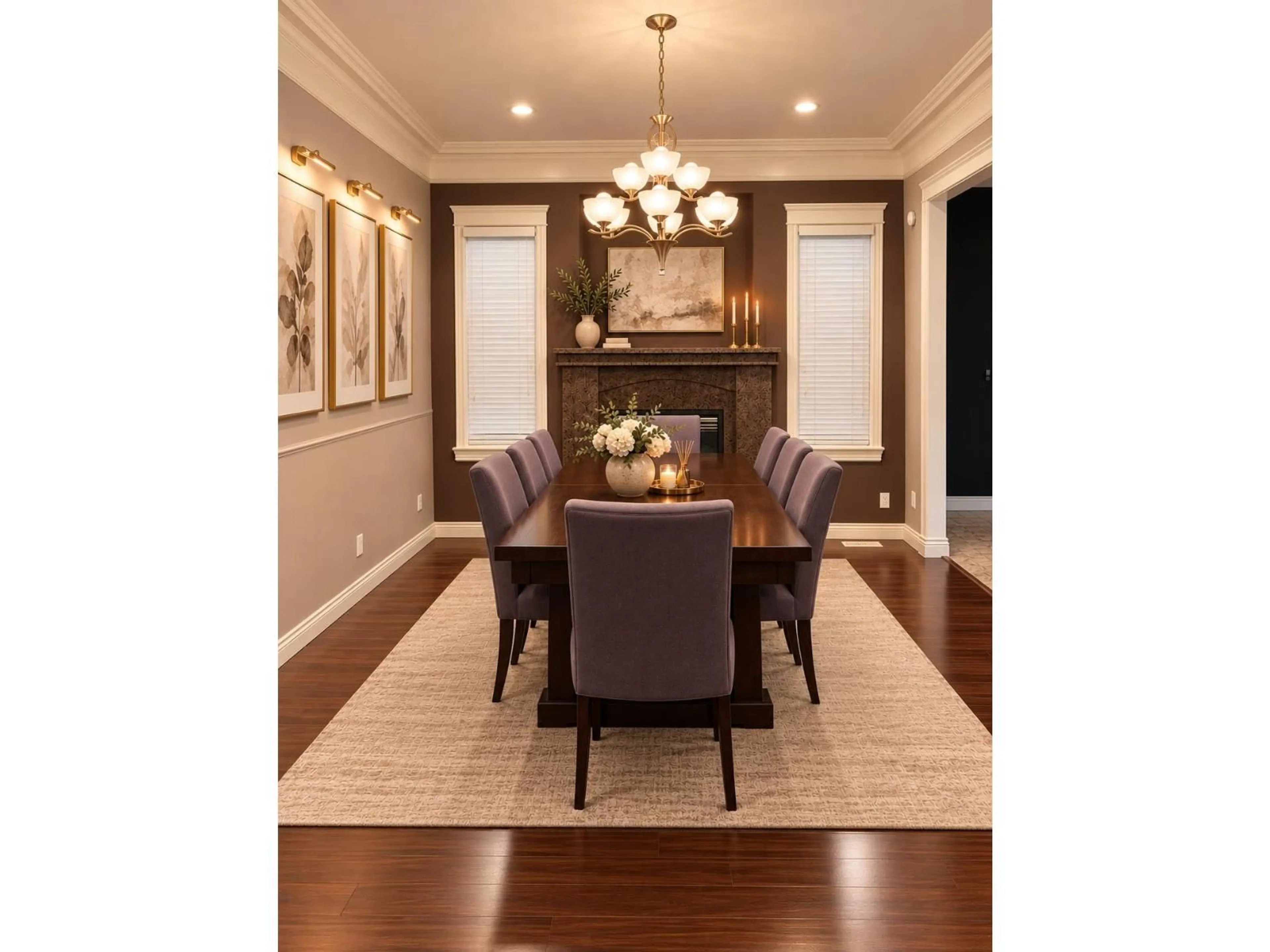 Dining room, wood/laminate floor for 33780 KETTLEY PLACE, Mission British Columbia V2V7S2