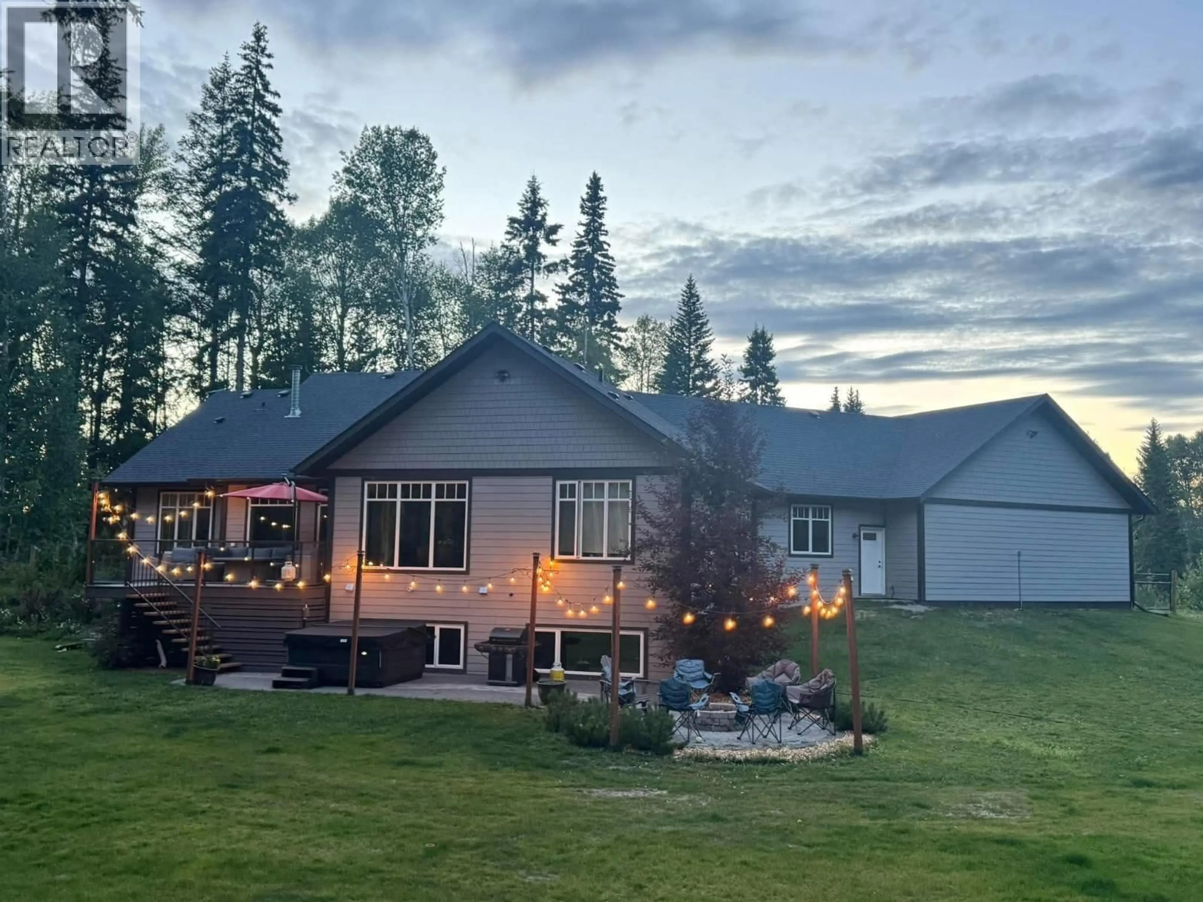 A pic from outside/outdoor area/front of a property/back of a property/a pic from drone, mountain view for 110 WESTVIEW ROAD, Prince George British Columbia V2M7C8