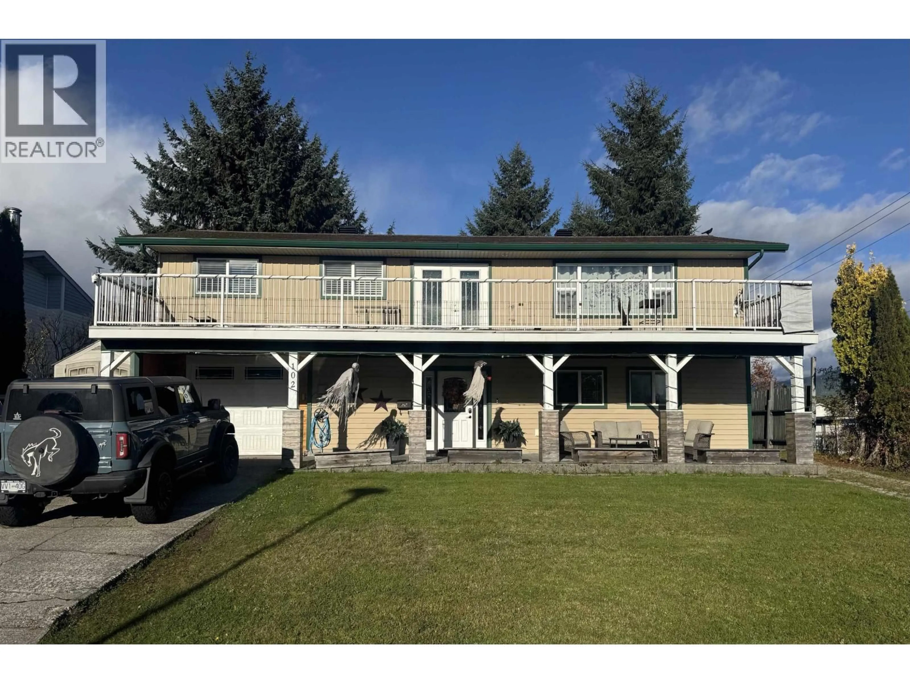 A pic from outside/outdoor area/front of a property/back of a property/a pic from drone, building for 102 ANDERSON STREET, Kitimat British Columbia V8C1A4
