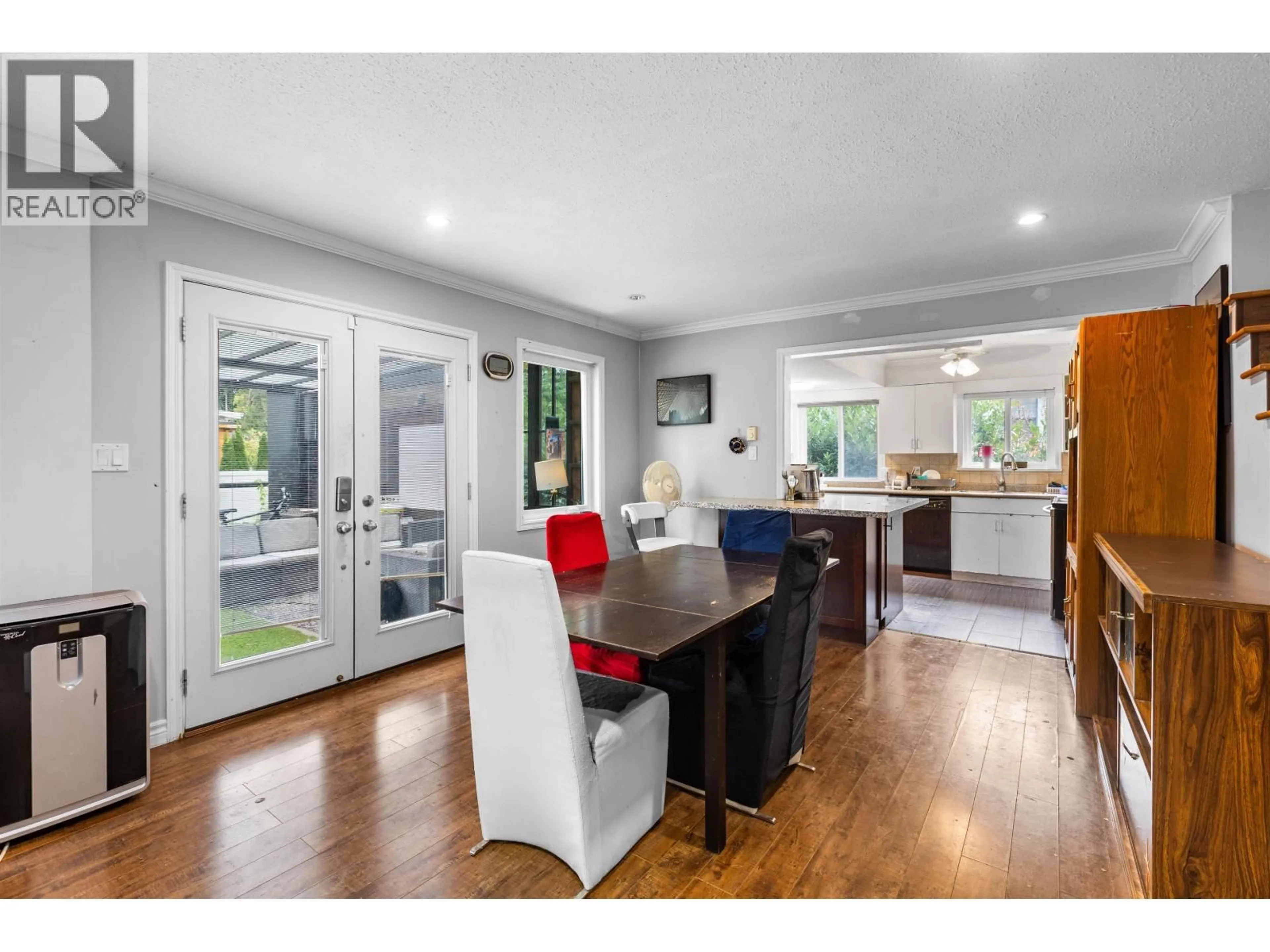 Open concept kitchen, wood/laminate floor for 1970 SPERLING AVENUE, Burnaby British Columbia V5B4K5