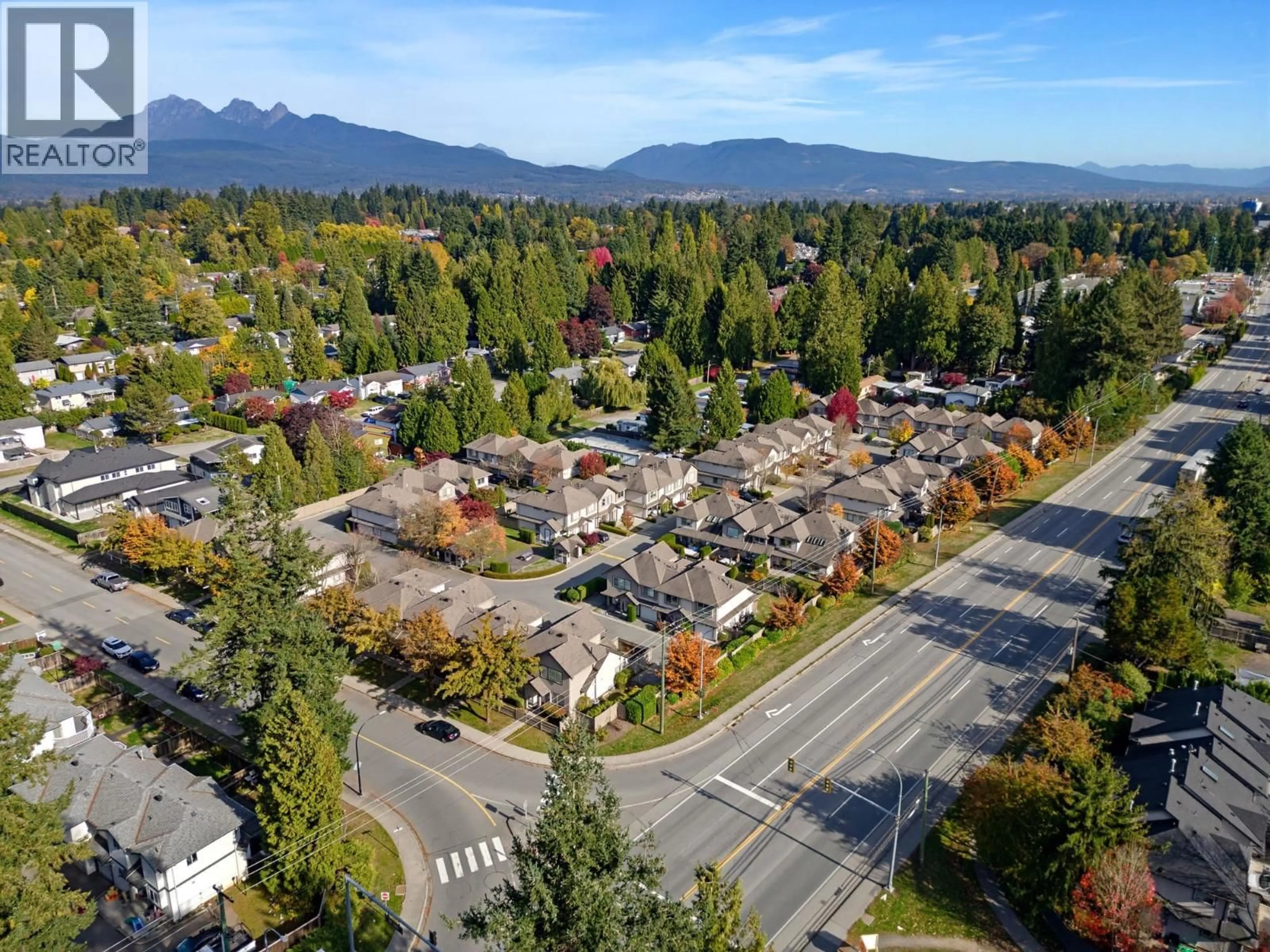 A pic from outside/outdoor area/front of a property/back of a property/a pic from drone, mountain view for 32 - 11860 210TH STREET, Maple Ridge British Columbia V2X8A3