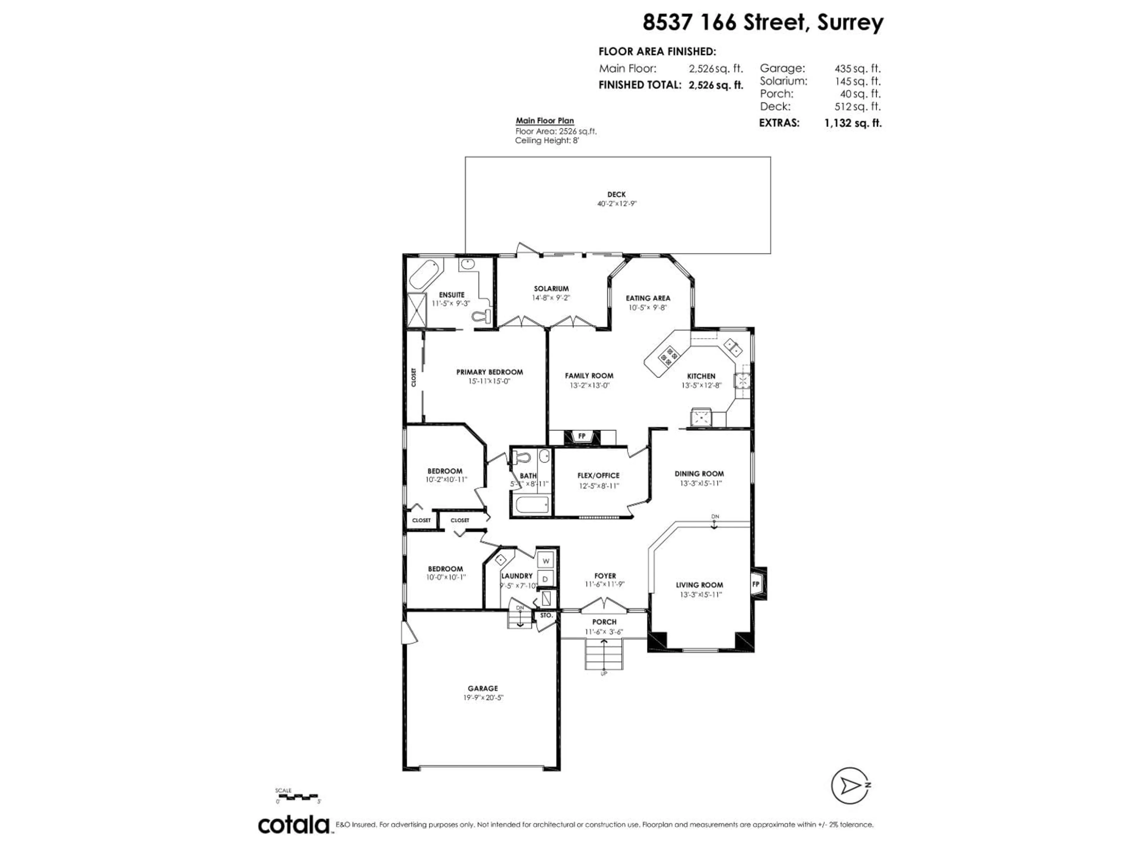 Floor plan for 8537 166 STREET, Surrey British Columbia V4N3H1