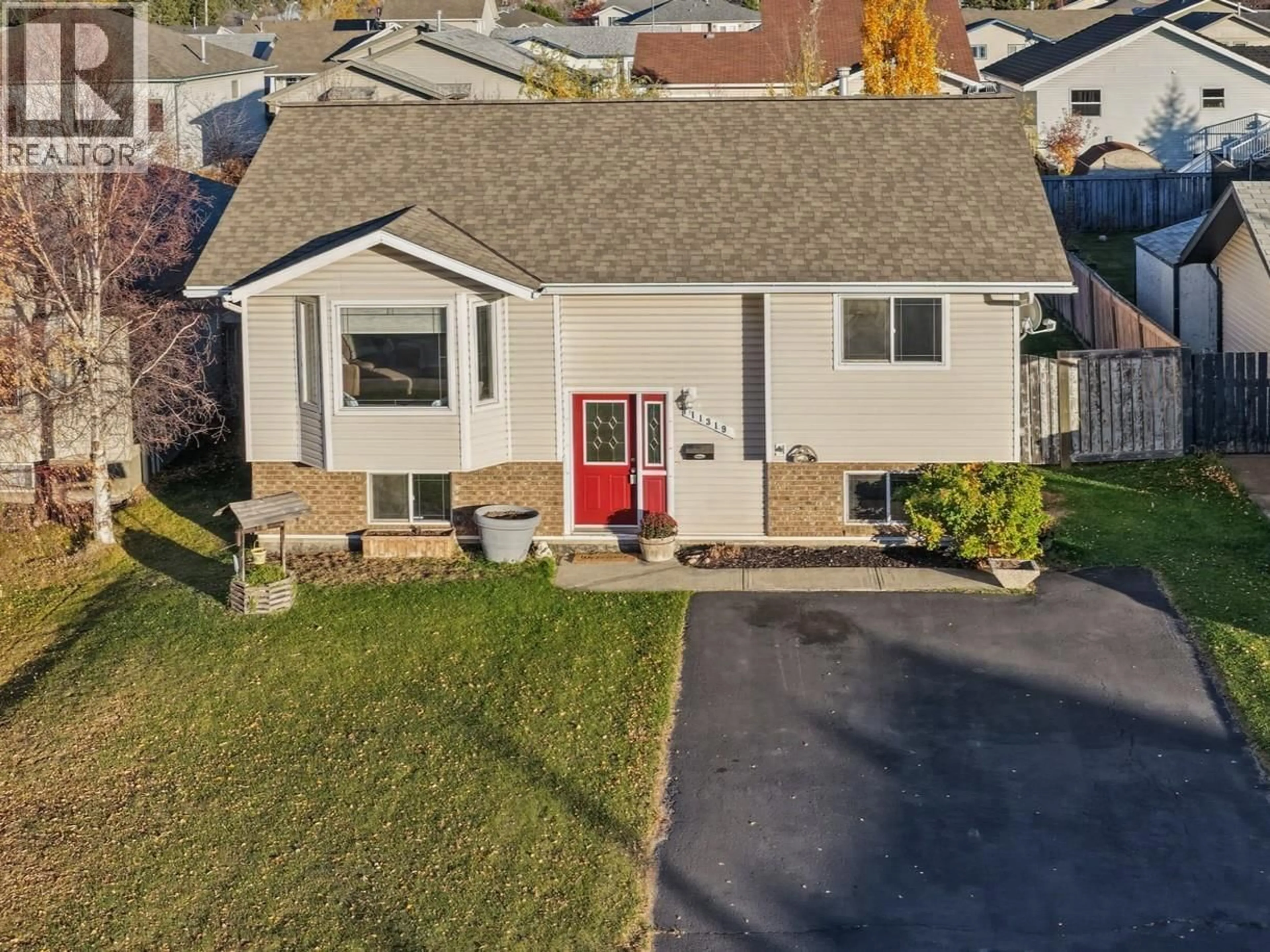 A pic from outside/outdoor area/front of a property/back of a property/a pic from drone, street for 11319 98 STREET, Fort St. John British Columbia V1J7B5