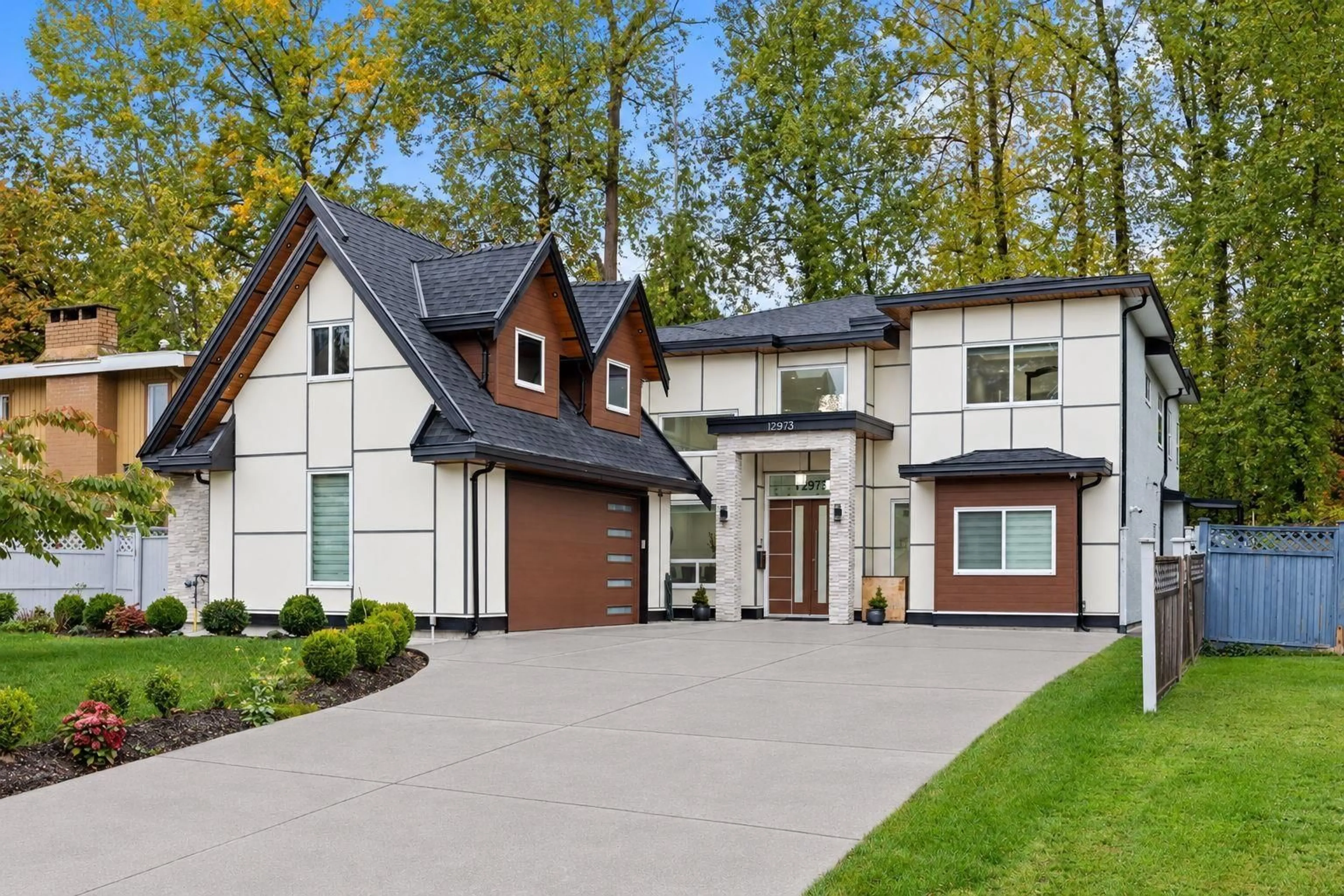 Home with brick exterior material, street for 12973 GLENGARRY CRESCENT, Surrey British Columbia V3V1S9