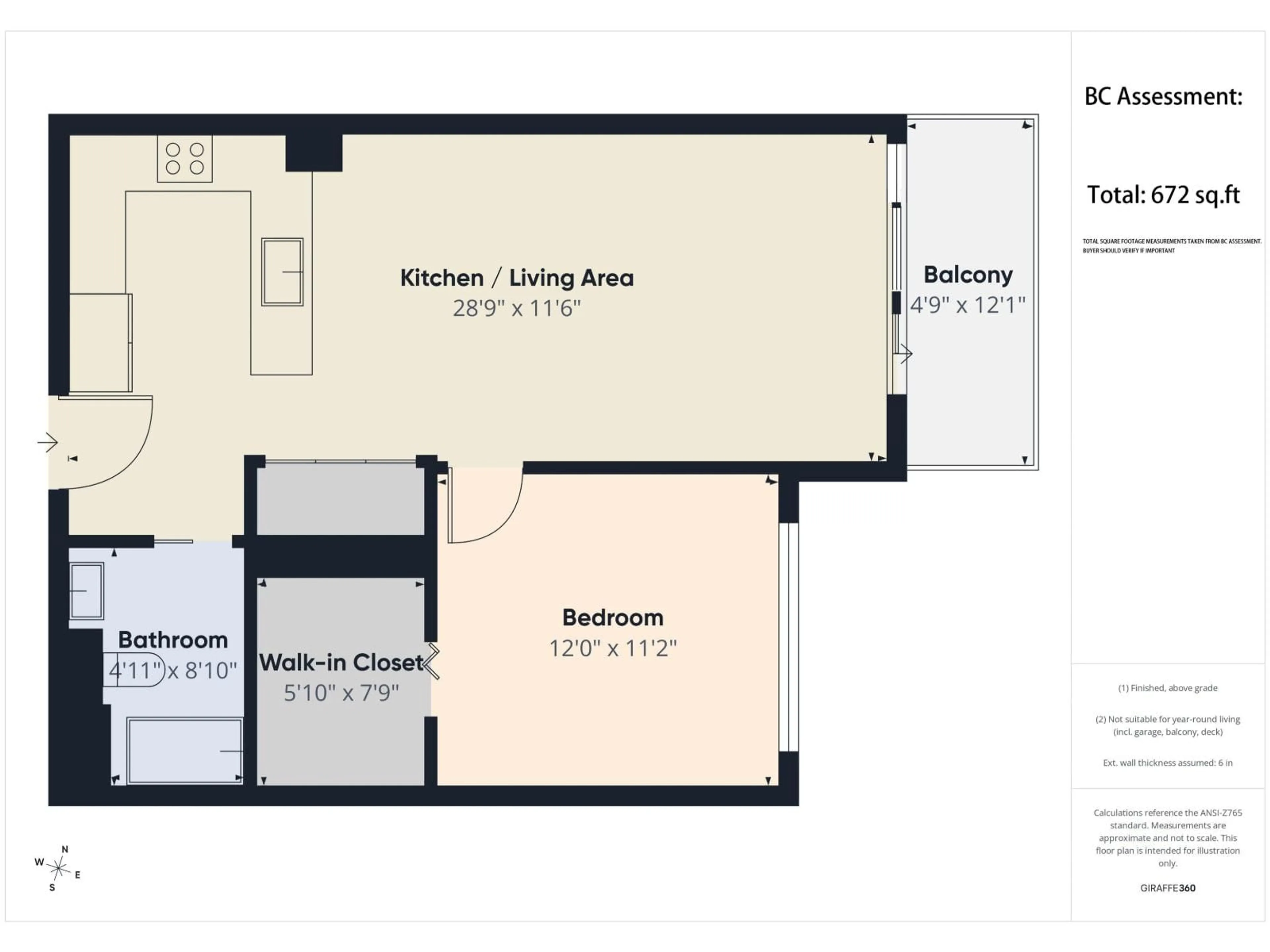 Floor plan for 507 - 13963 105 BOULEVARD, Surrey British Columbia V3T0M9
