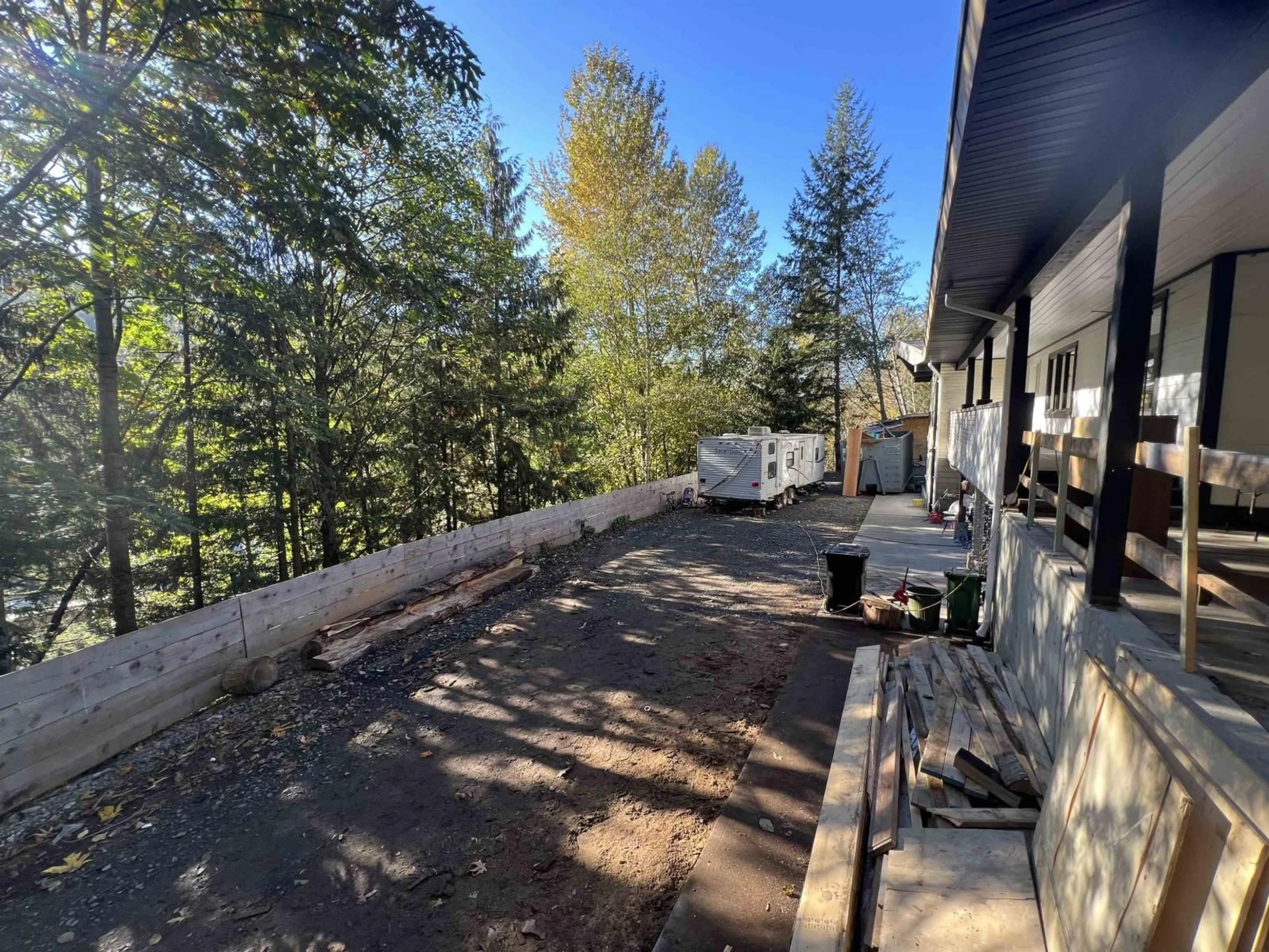 A pic from outside/outdoor area/front of a property/back of a property/a pic from drone, forest/trees view for 5970 RYDER LAKE ROAD, Ryder Lake British Columbia V4Z1E2