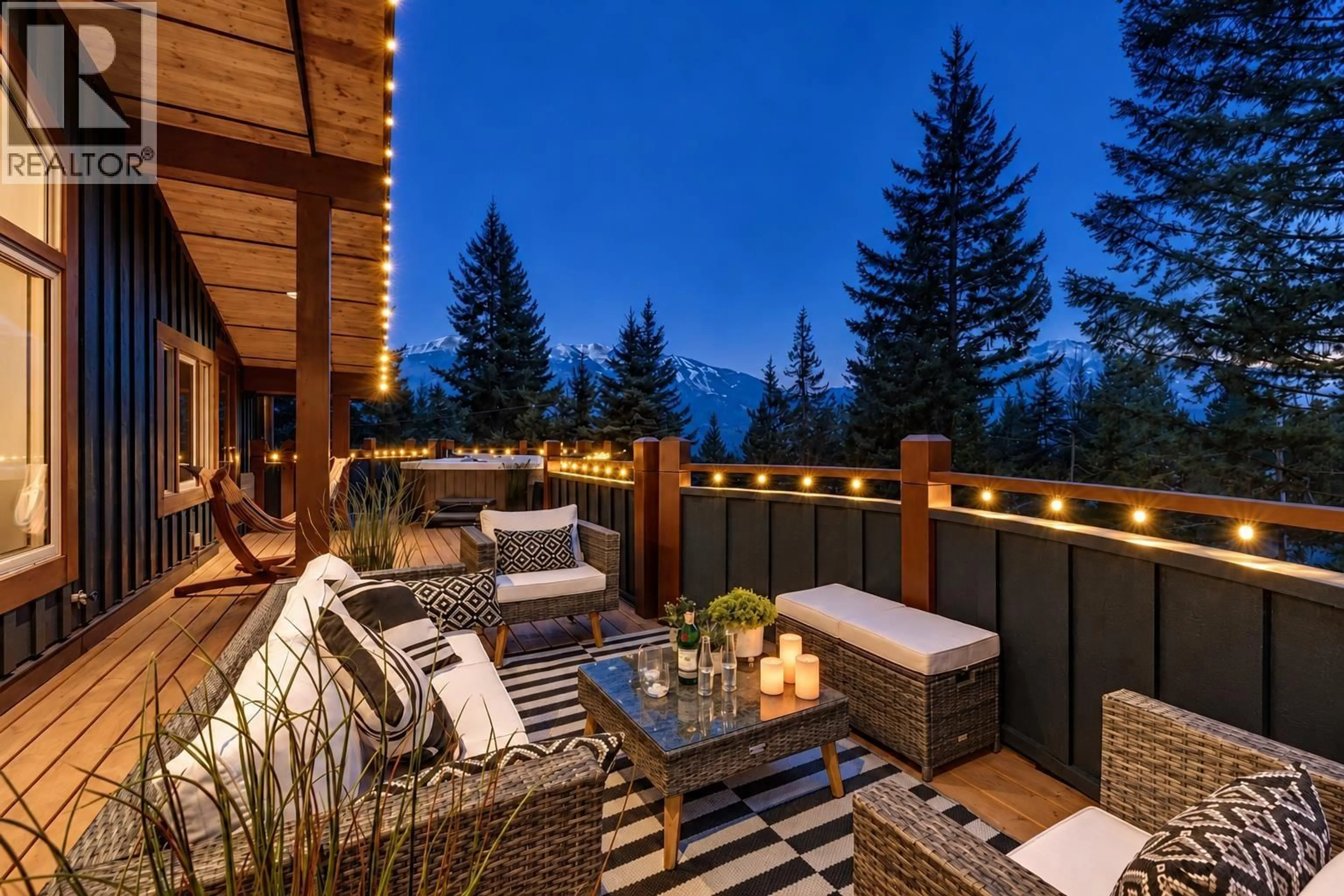 Patio, mountain view for 8348 MOUNTAIN VIEW DRIVE, Whistler British Columbia V8E0G3
