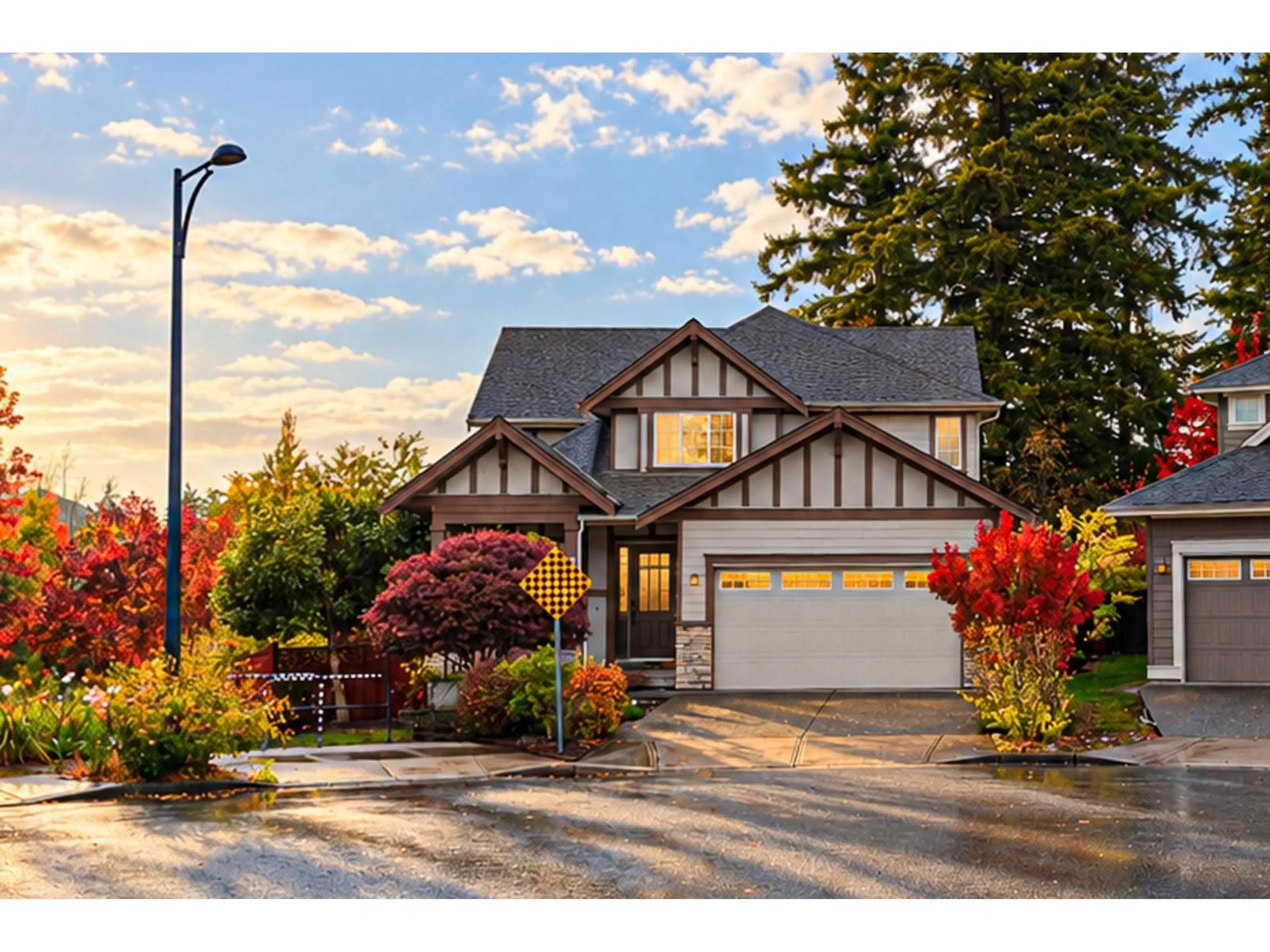Home with vinyl exterior material, street for 8288 TRONDHEIM DRIVE, Delta British Columbia V4C0B8