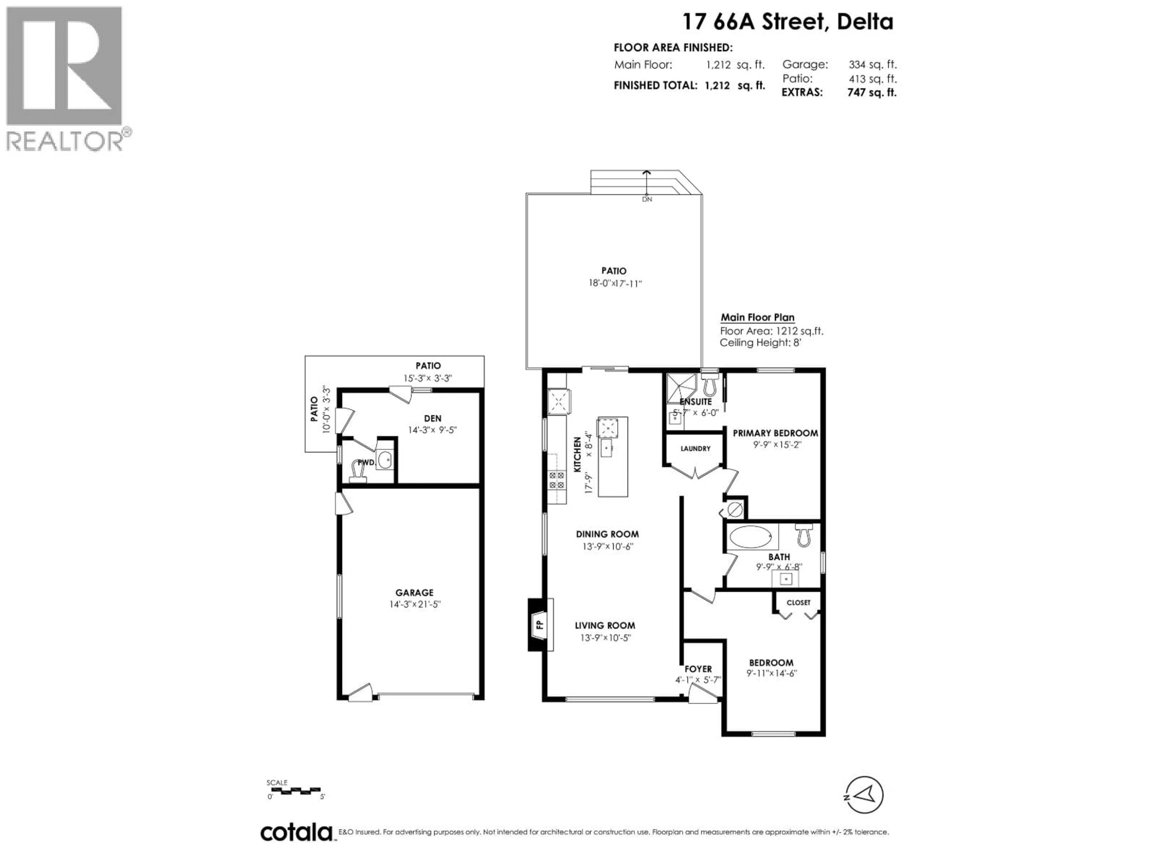 Floor plan for 17 66A STREET, Delta British Columbia V4L1M3