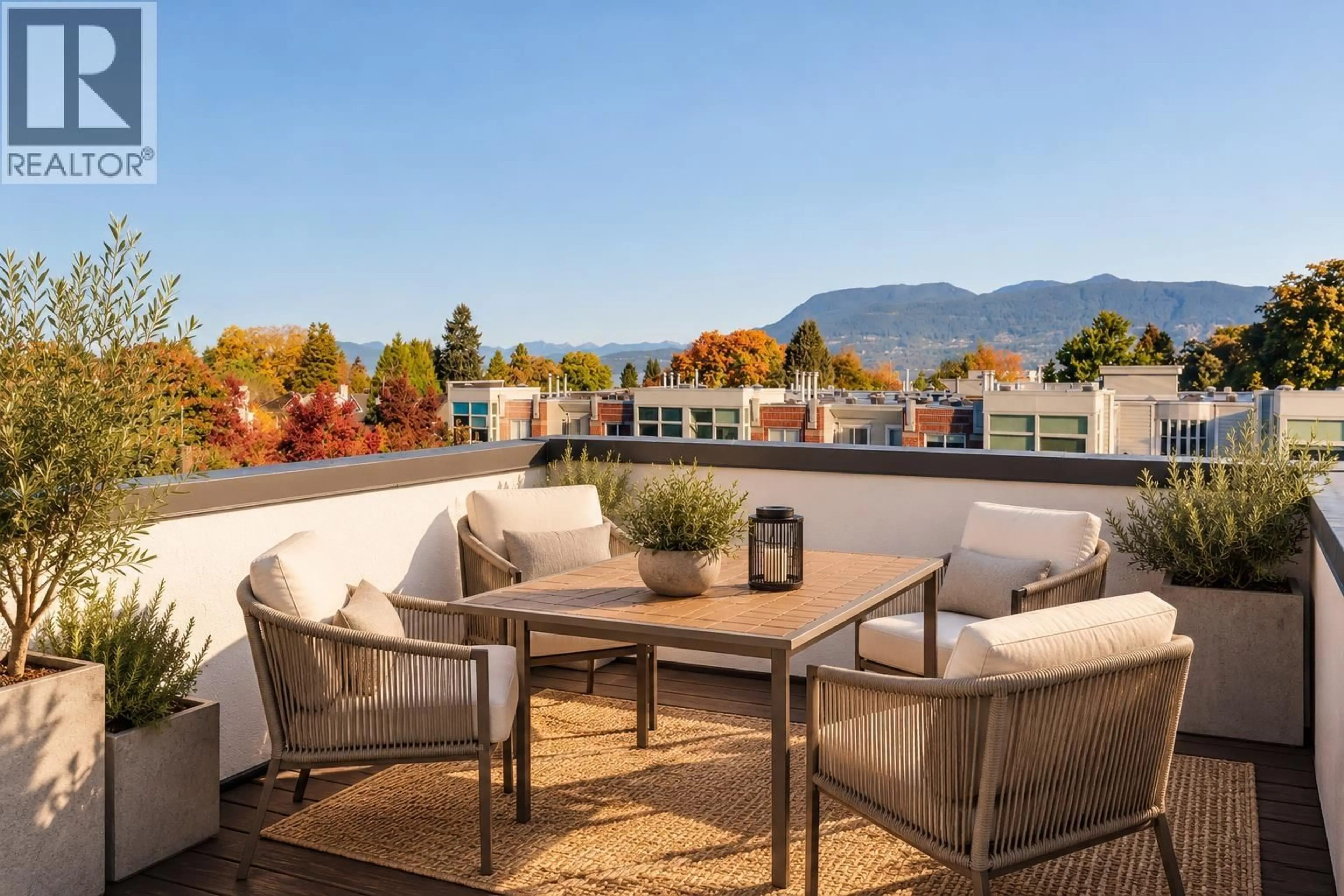 Patio, mountain view for 1 - 2880 4TH AVENUE, Vancouver British Columbia V6K1R2