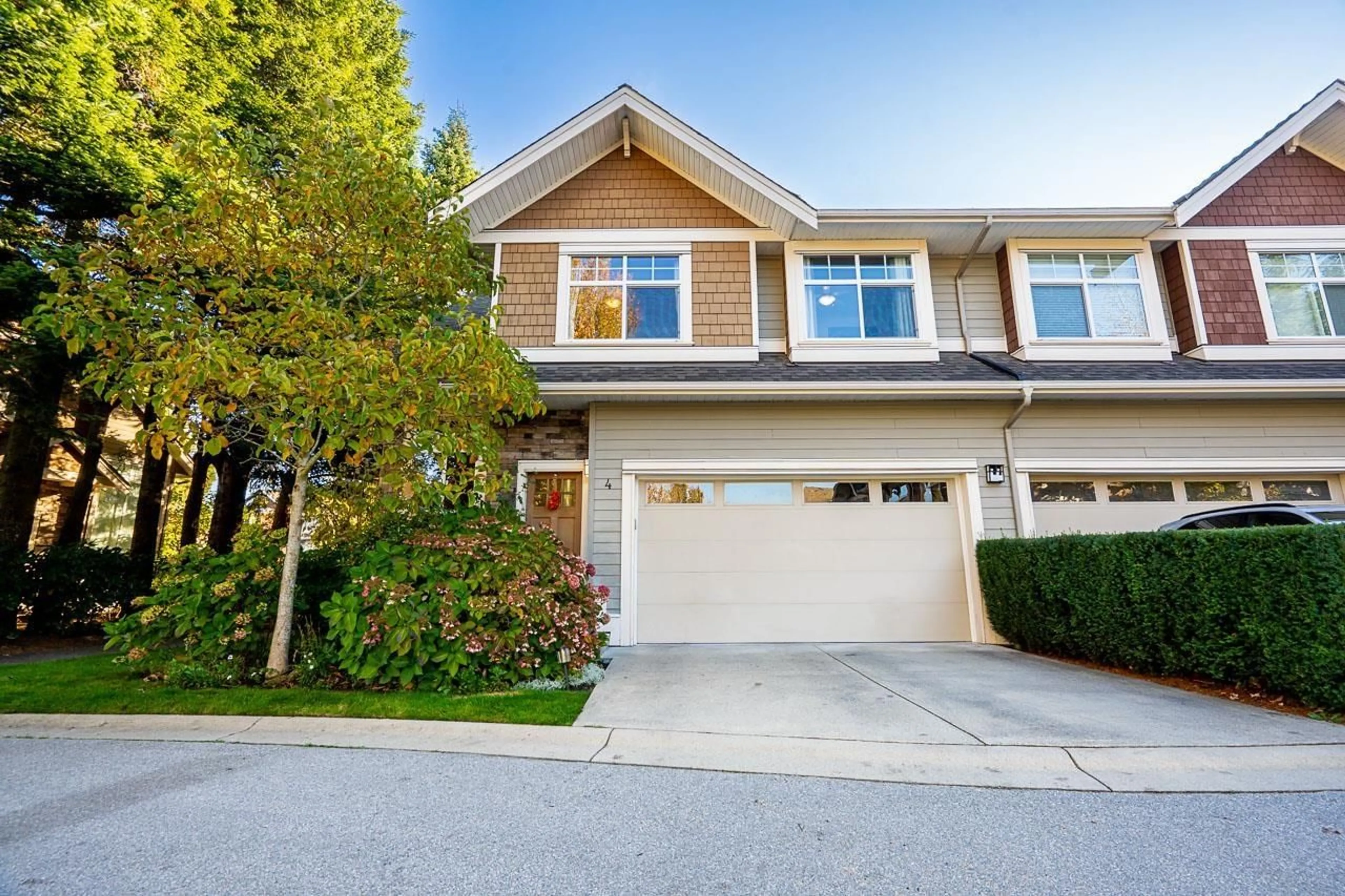 Home with vinyl exterior material, street for 4 - 2453 163 STREET, Surrey British Columbia V3Z8N6