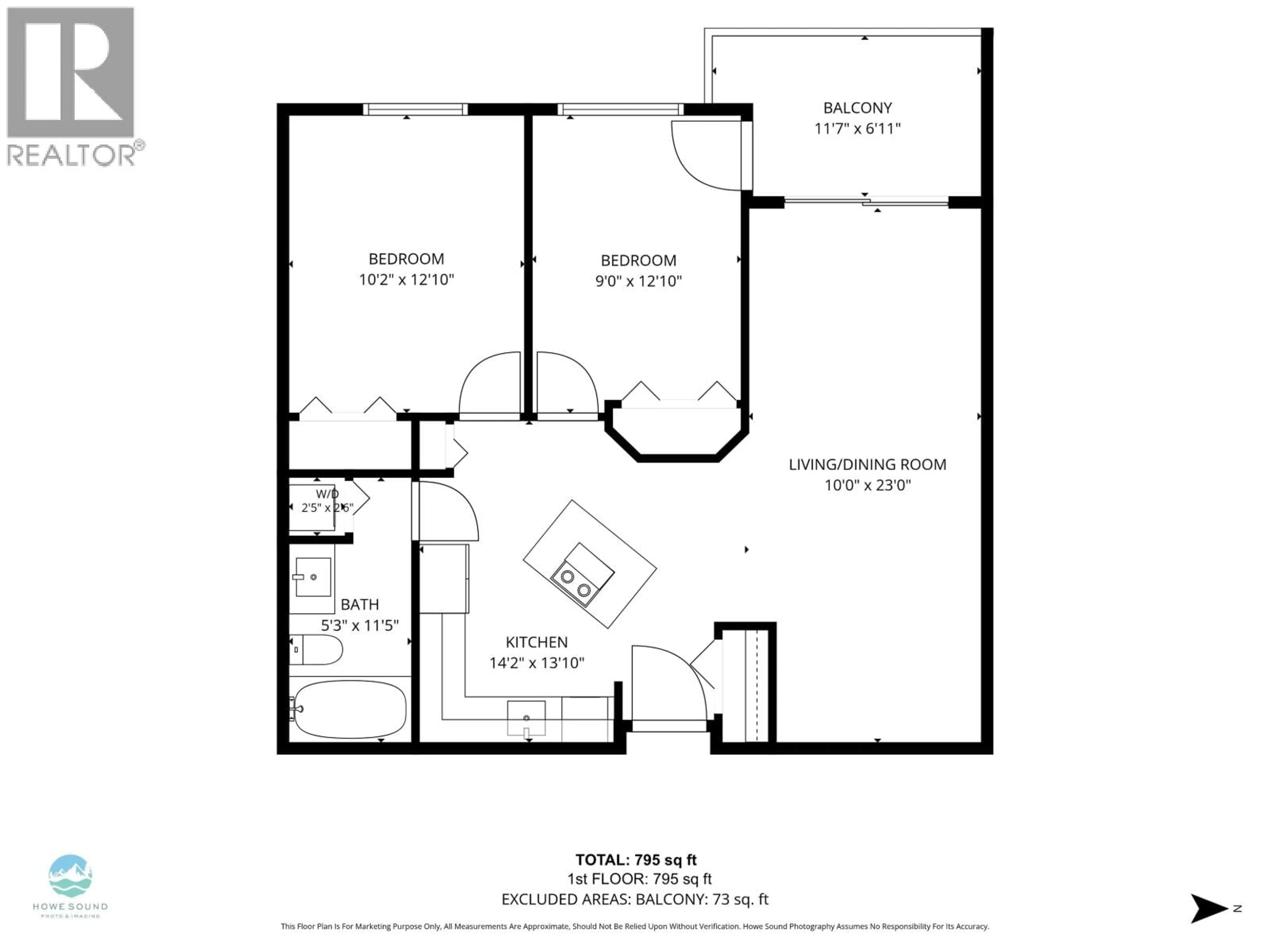 Floor plan for 305 - 40160 WILLOW CRESCENT, Squamish British Columbia V8B0M2