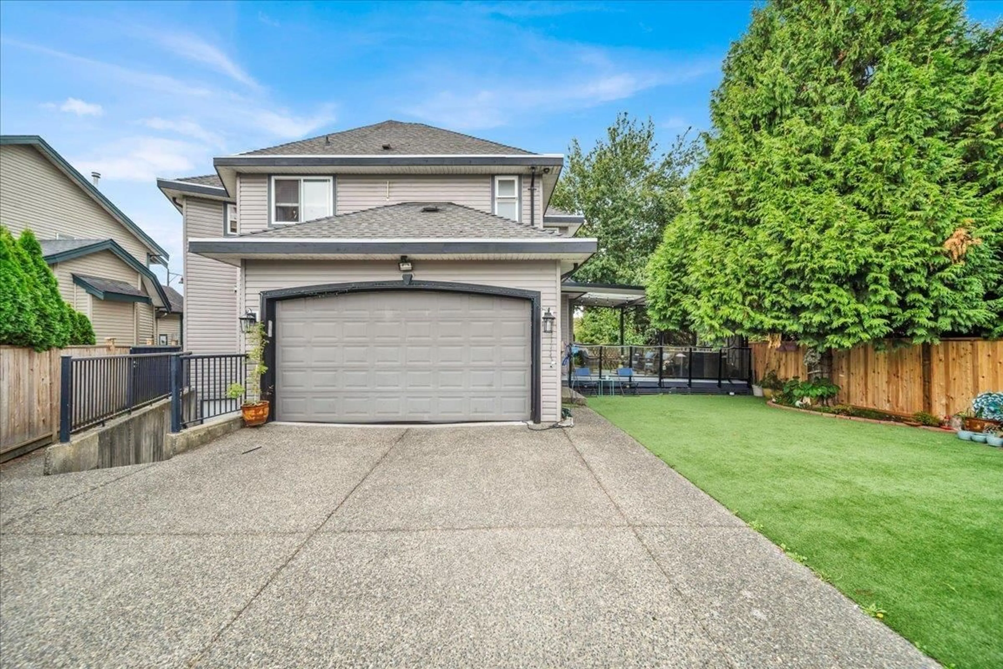 Home with vinyl exterior material, street for 6358 167B STREET, Surrey British Columbia V3S1X3