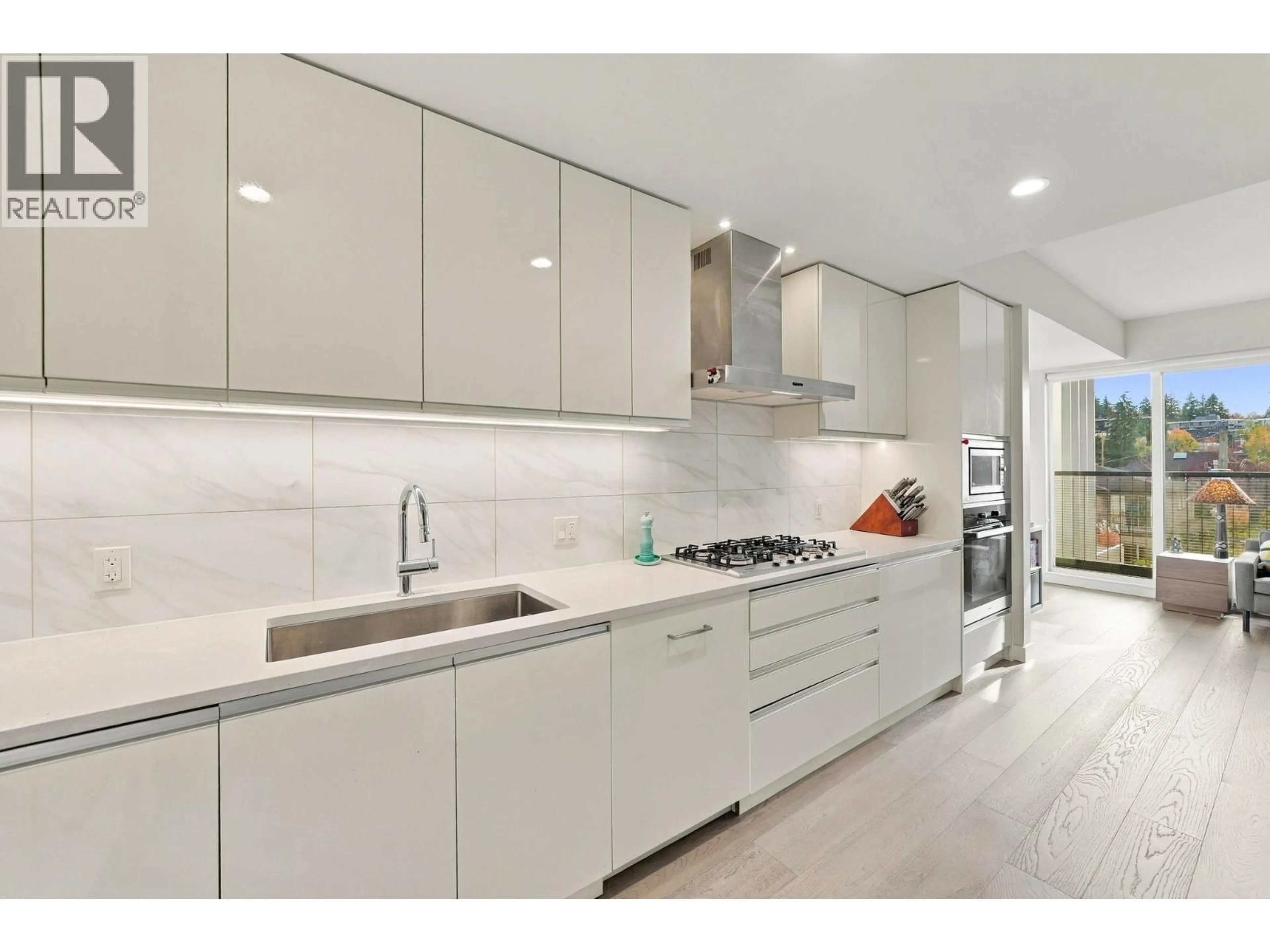 Contemporary kitchen, ceramic/tile floor for 401 - 528 W KING EDWARD AVENUE, Vancouver British Columbia V5Z2C3