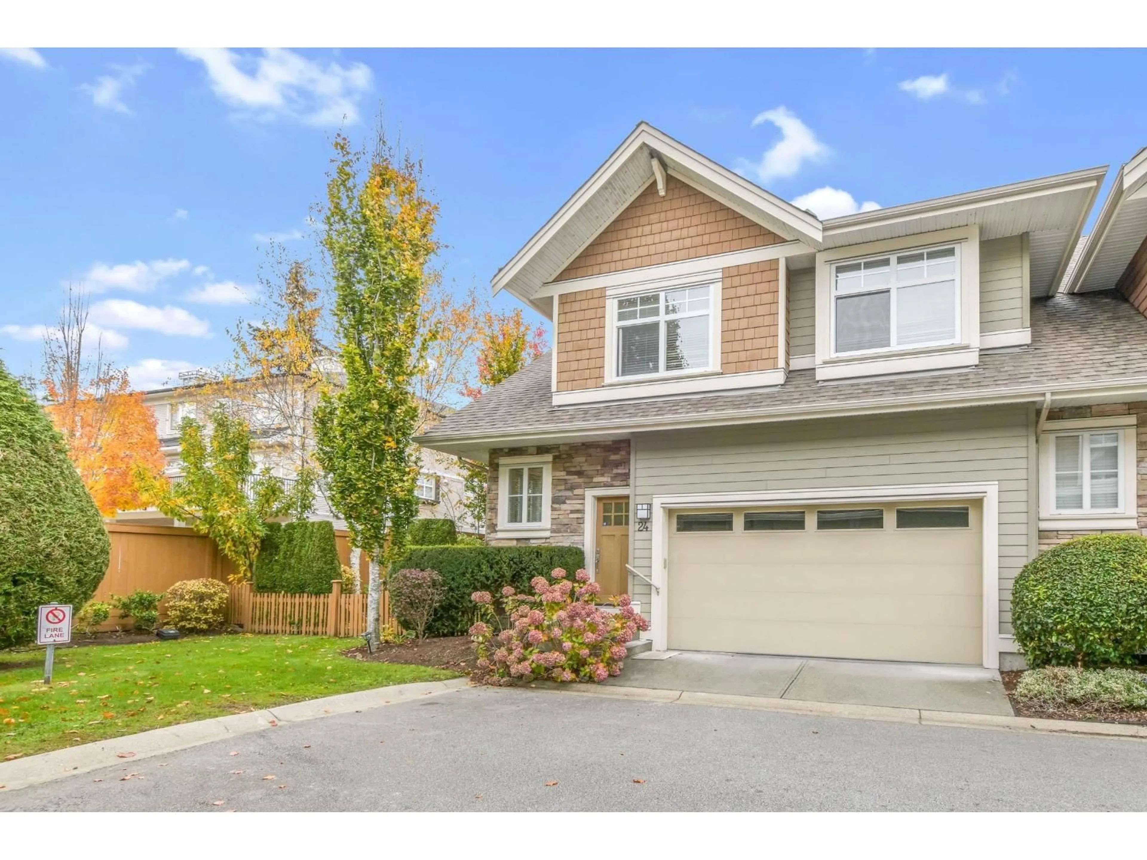 Home with vinyl exterior material, street for 24 - 2456 163 STREET, Surrey British Columbia V3Z8B8