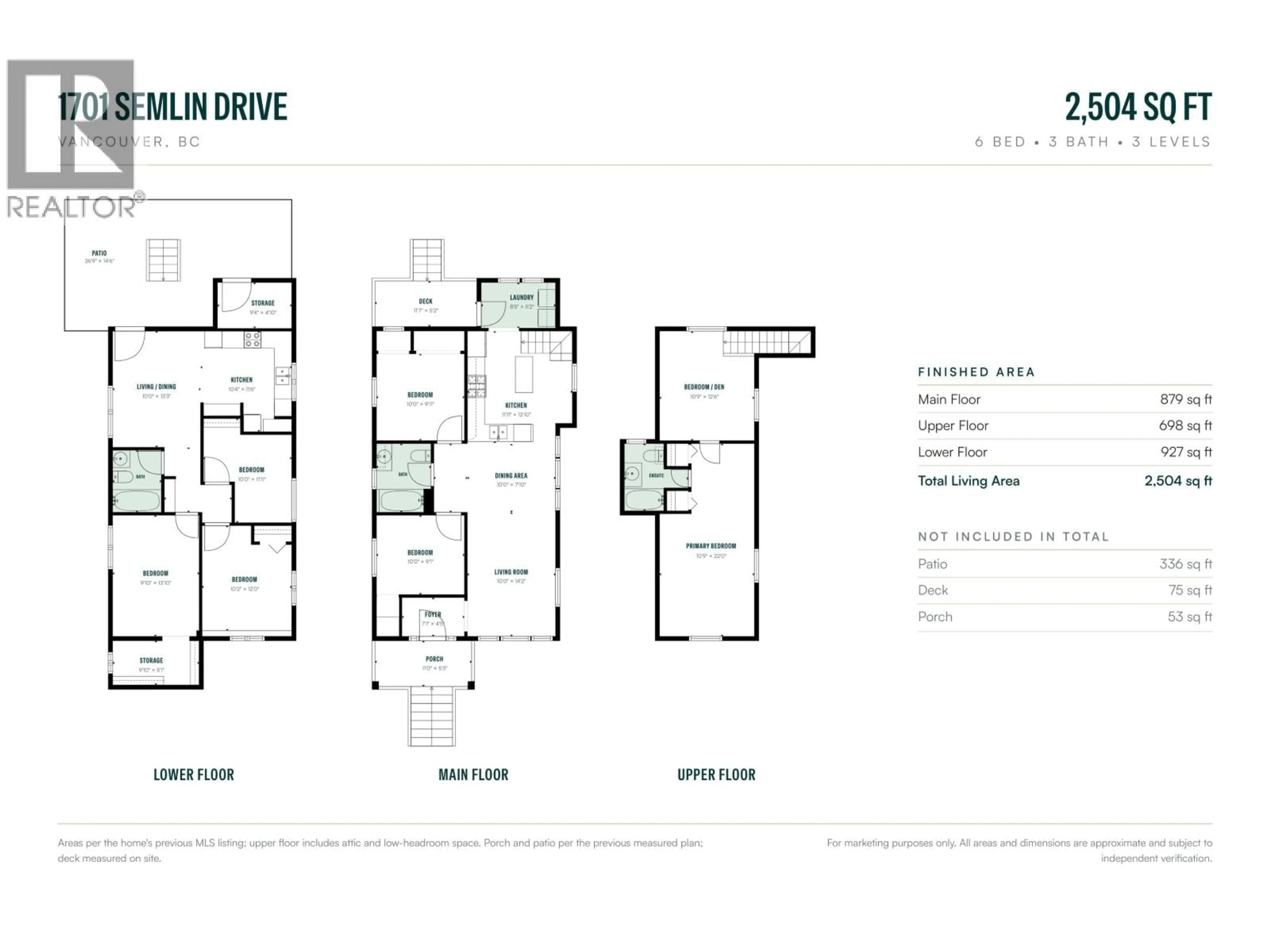 Floor plan for 1701 SEMLIN DRIVE, Vancouver British Columbia V5N4P6