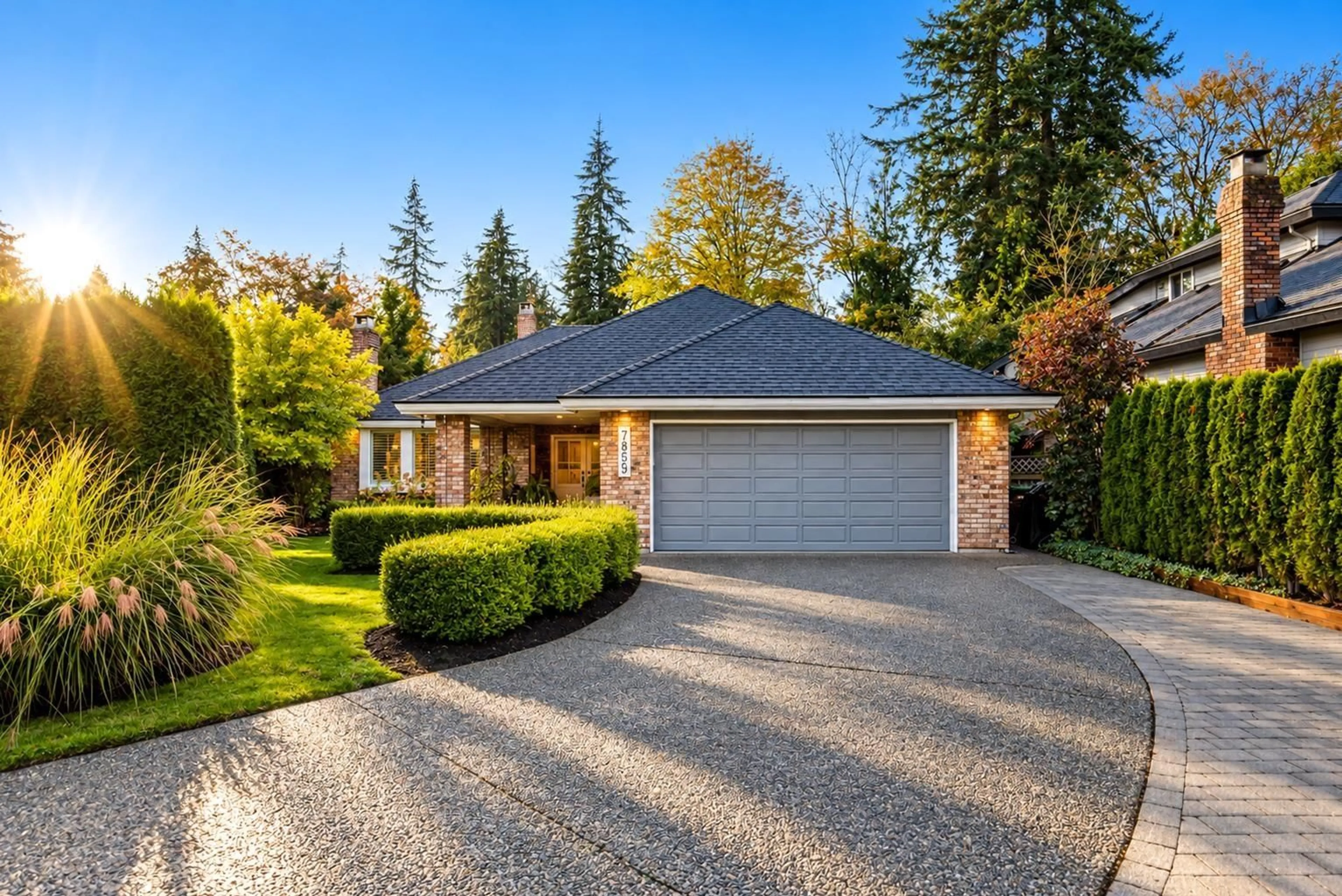 Home with brick exterior material, street for 7859 162B STREET, Surrey British Columbia V4N0M8