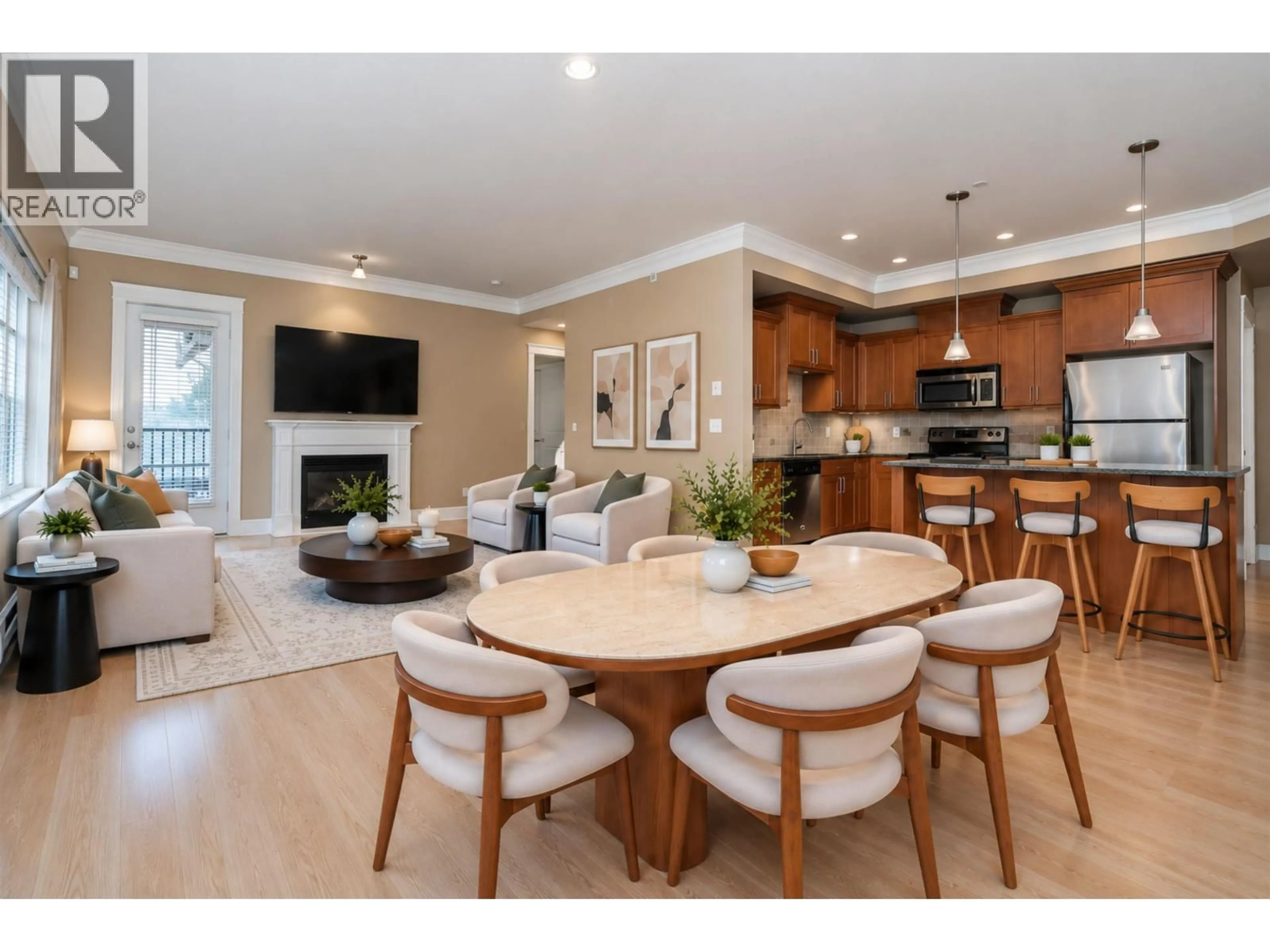 Open concept kitchen, unknown for 301 - 22150 DEWDNEY TRUNK ROAD, Maple Ridge British Columbia V2X3H6