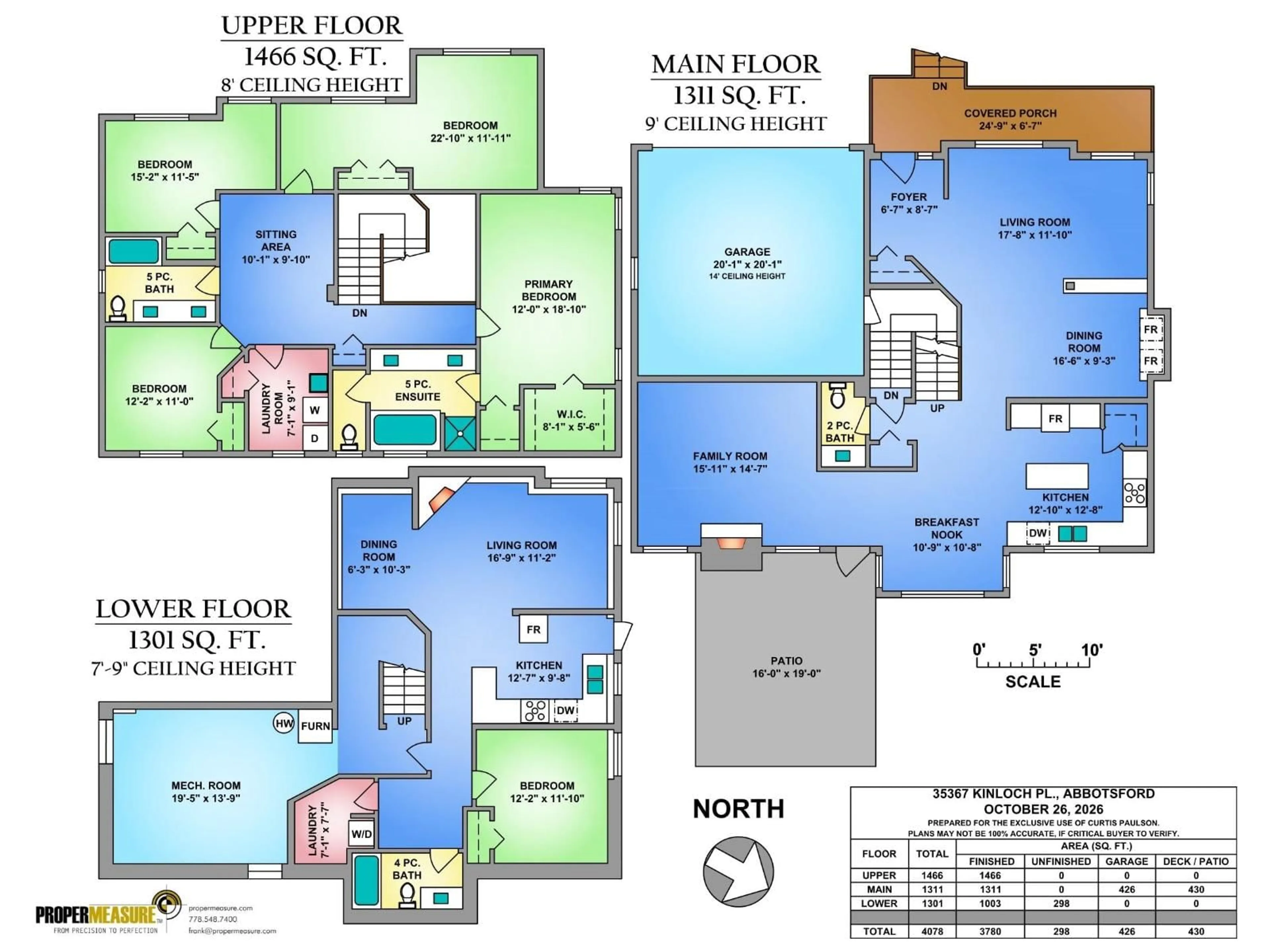 Floor plan for 35367 KINLOCH PLACE, Abbotsford British Columbia V3G3A8