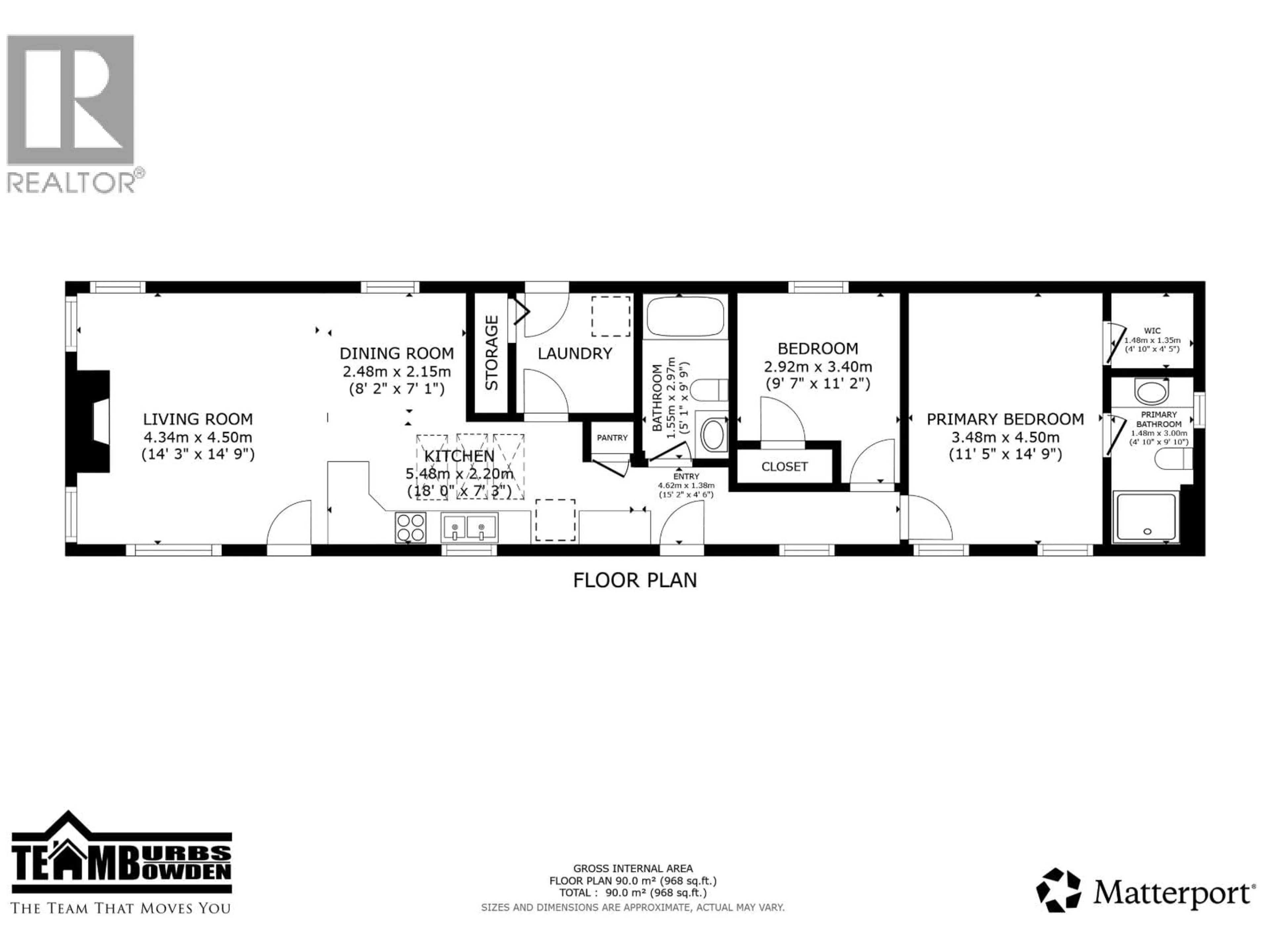 Floor plan for 273 KEROUAC ROAD, Quesnel British Columbia V2J7A2